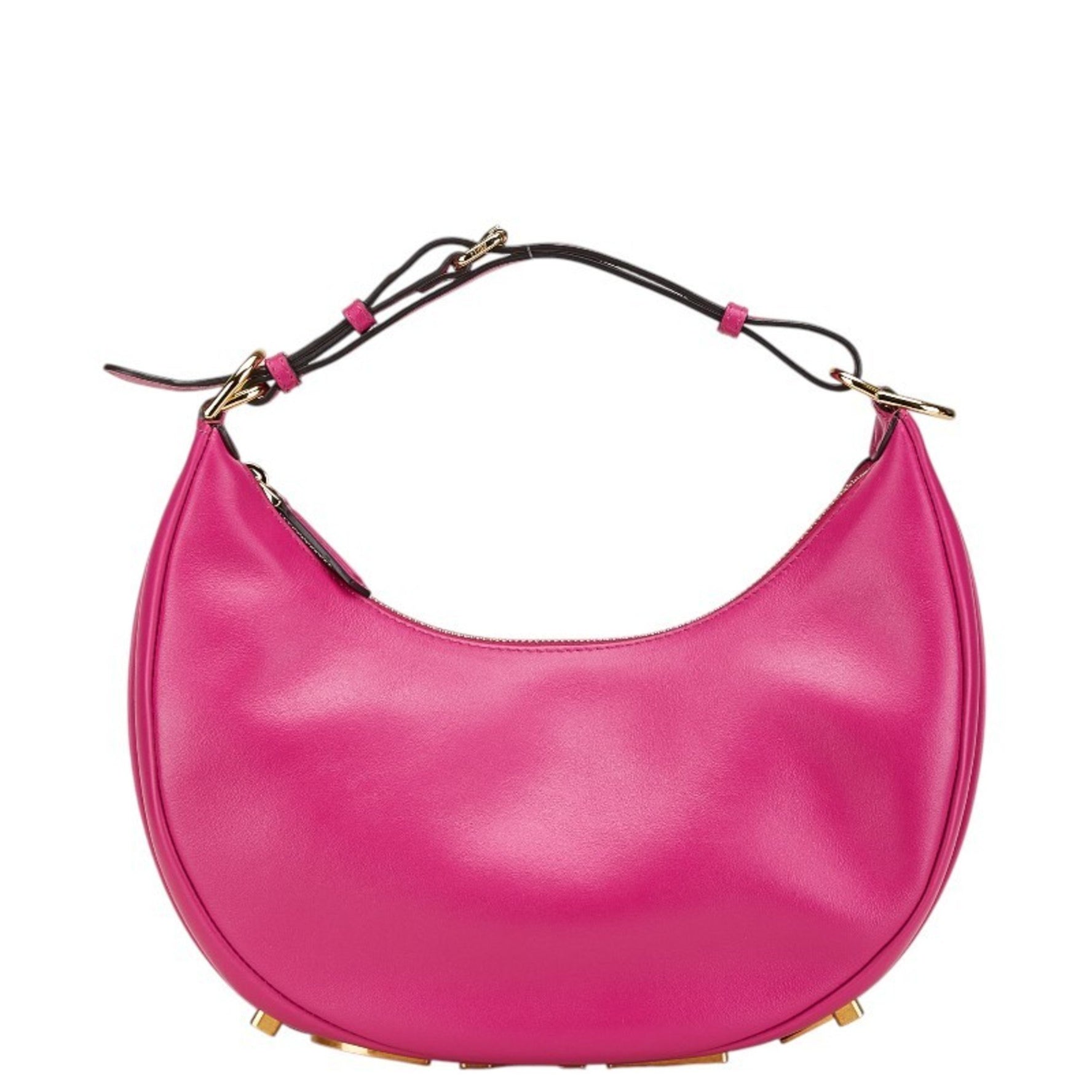 FENDI FendiGraphy Small Handbag Hobo Bag Leather