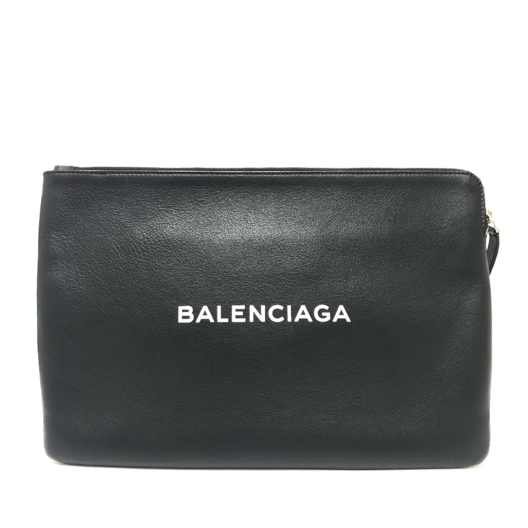 Balenciaga logo Clutch Bag Bag Clutch Bag Hand Bag Clutch bag Black White