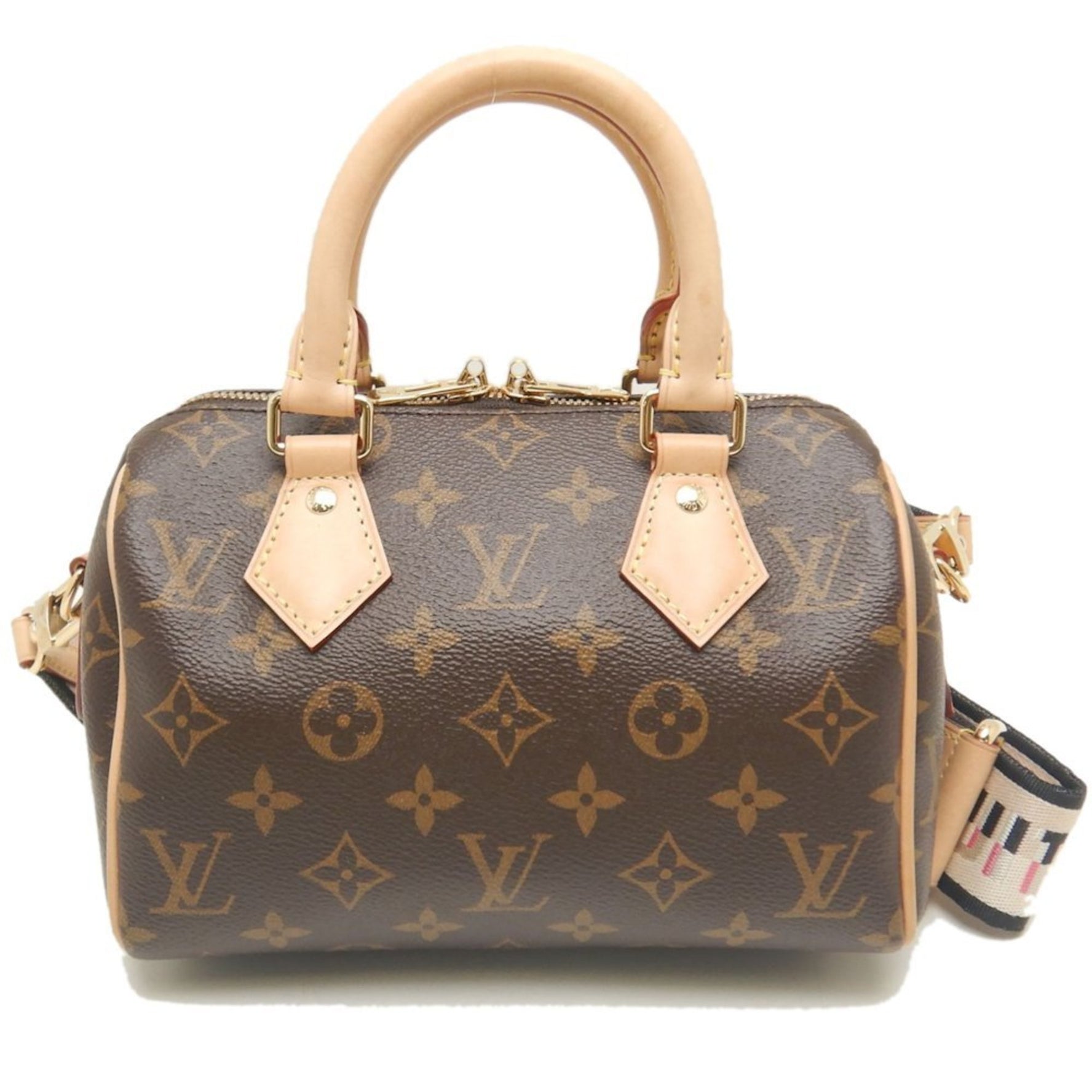 LOUIS VUITTON Louis Vuitton Monogram Speedy Bandouliere 20 Handbag Noir
