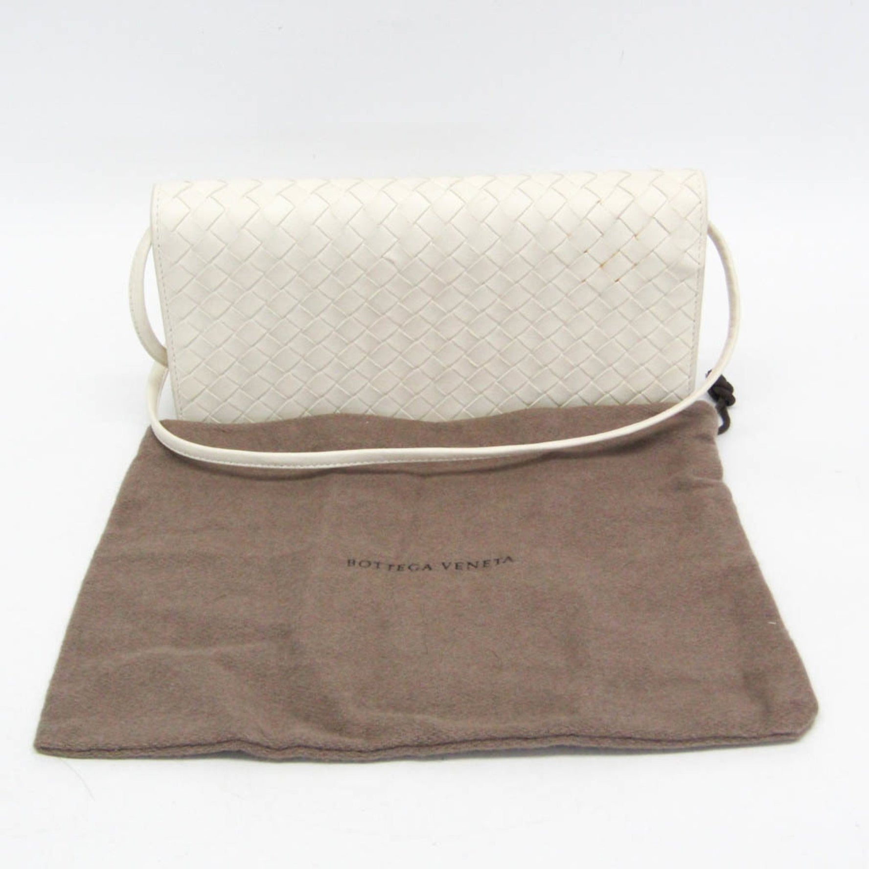 Bottega Veneta Intrecciato Small Shoulder Pochette Women,Men Leather Shoulder Bag