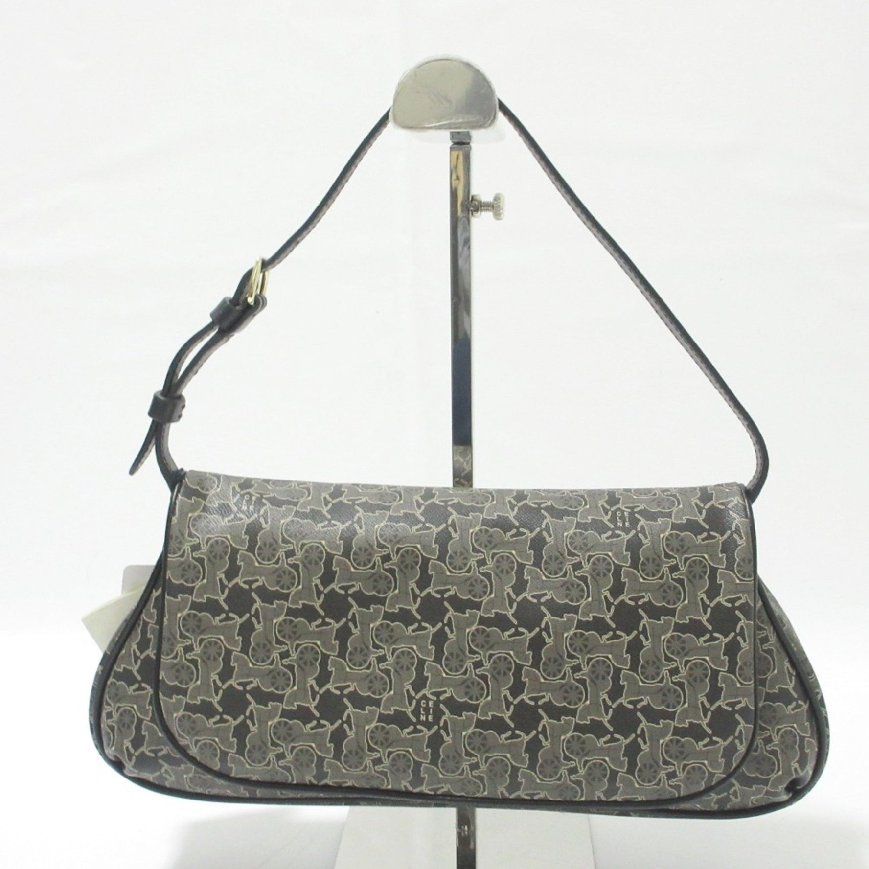 CELINE Sulky Carriage Pattern One Shoulder Bag Handbag