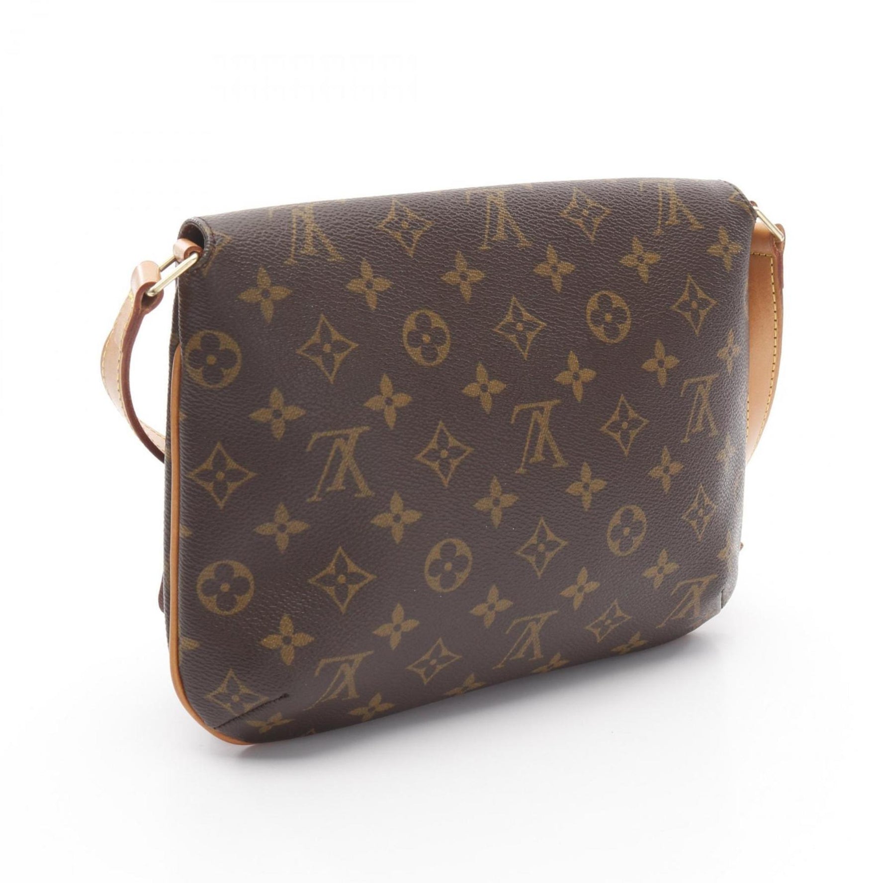 Louis Vuitton Musette Tango Short Strap Monogram Shoulder Bag in Coated Canvas and Leather, Brown