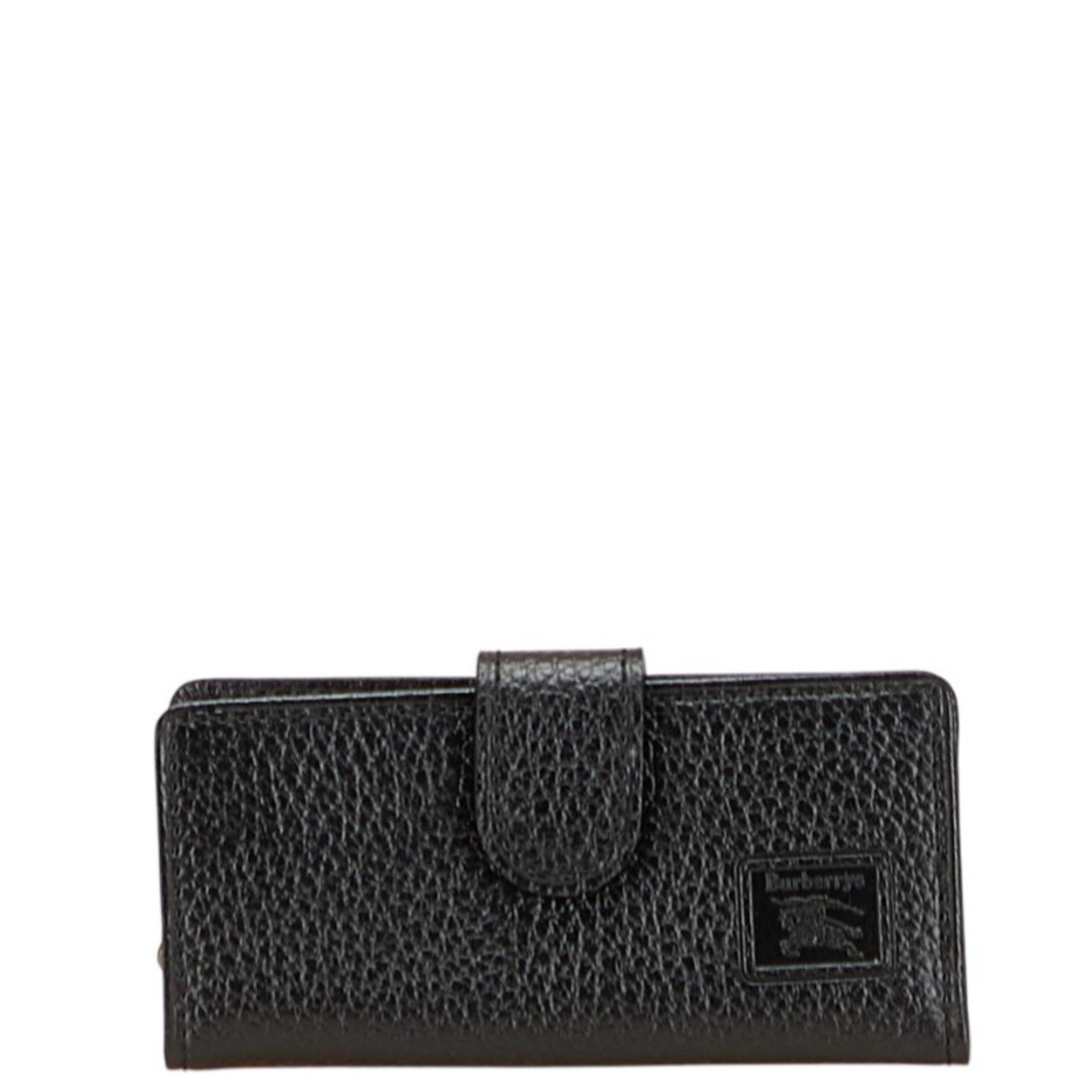 Burberry Nova Check Key Case in Leather