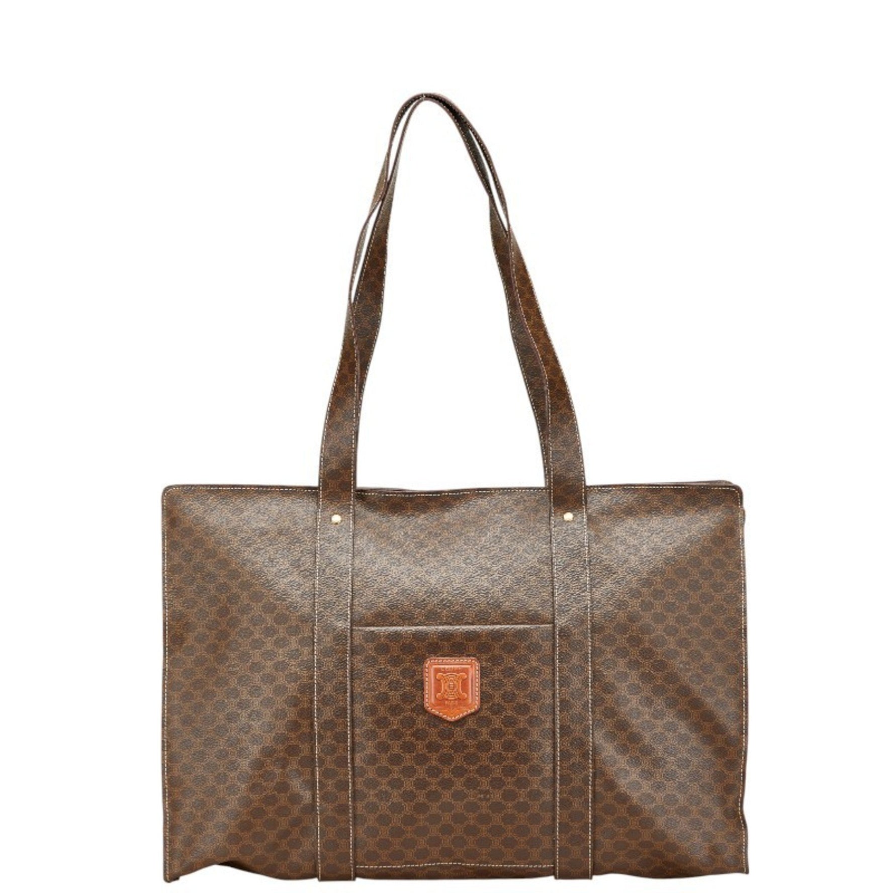 Celine Macadam Tote Bag in Leather