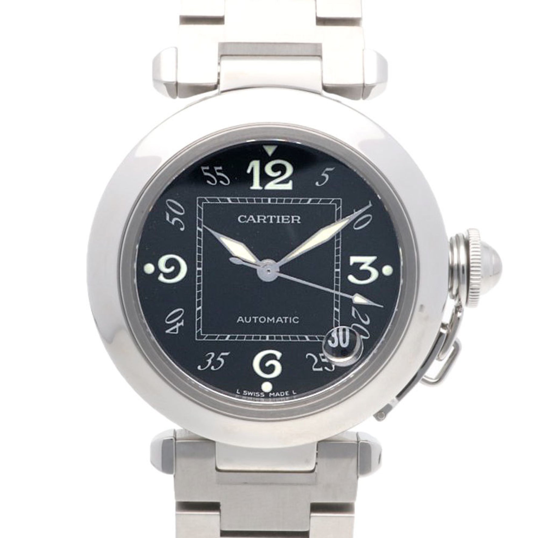 Cartier Pasha C Watch, Stainless Steel 2324, Automatic, Unisex, Overhauled