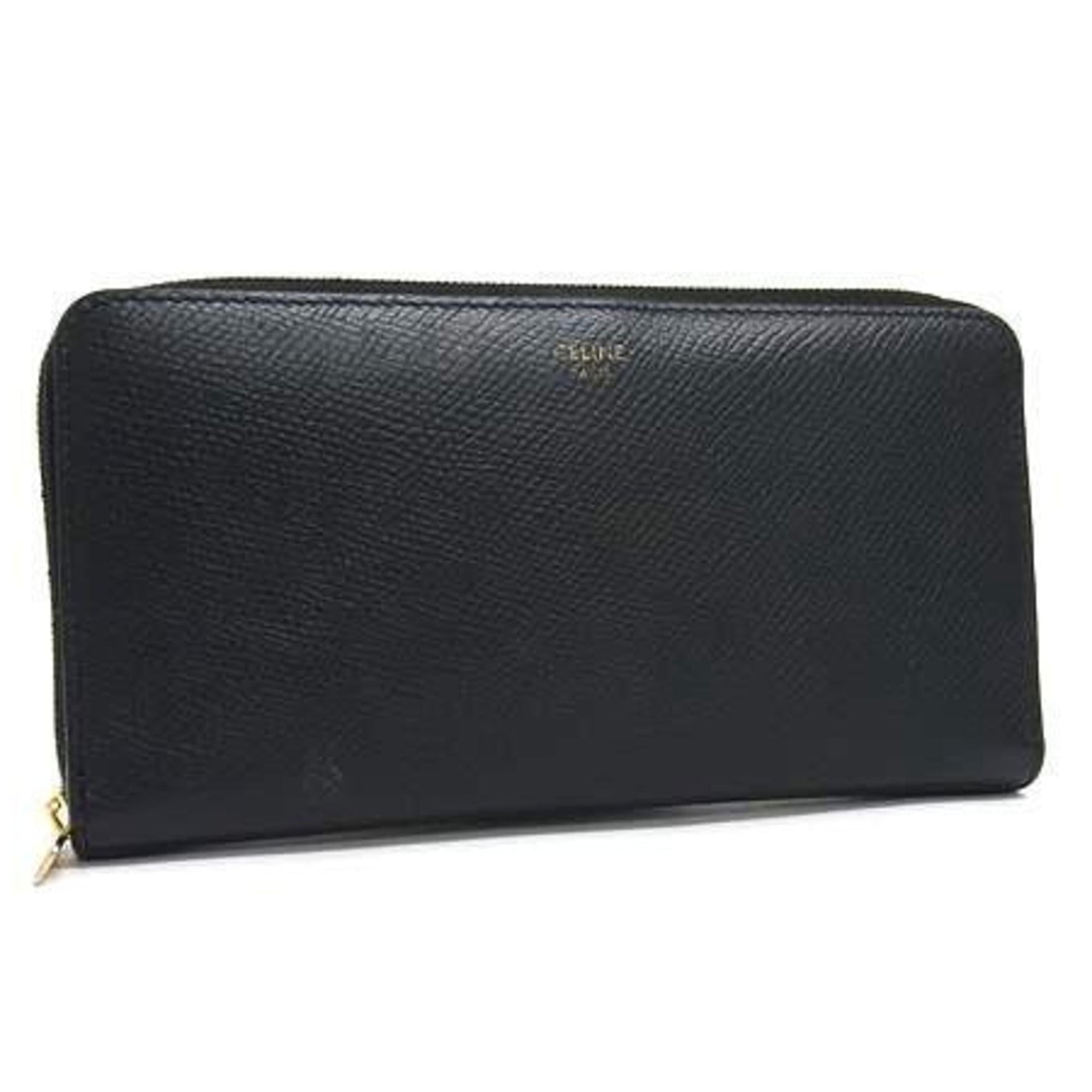 CELINE Large Zip Wallet in Leather .