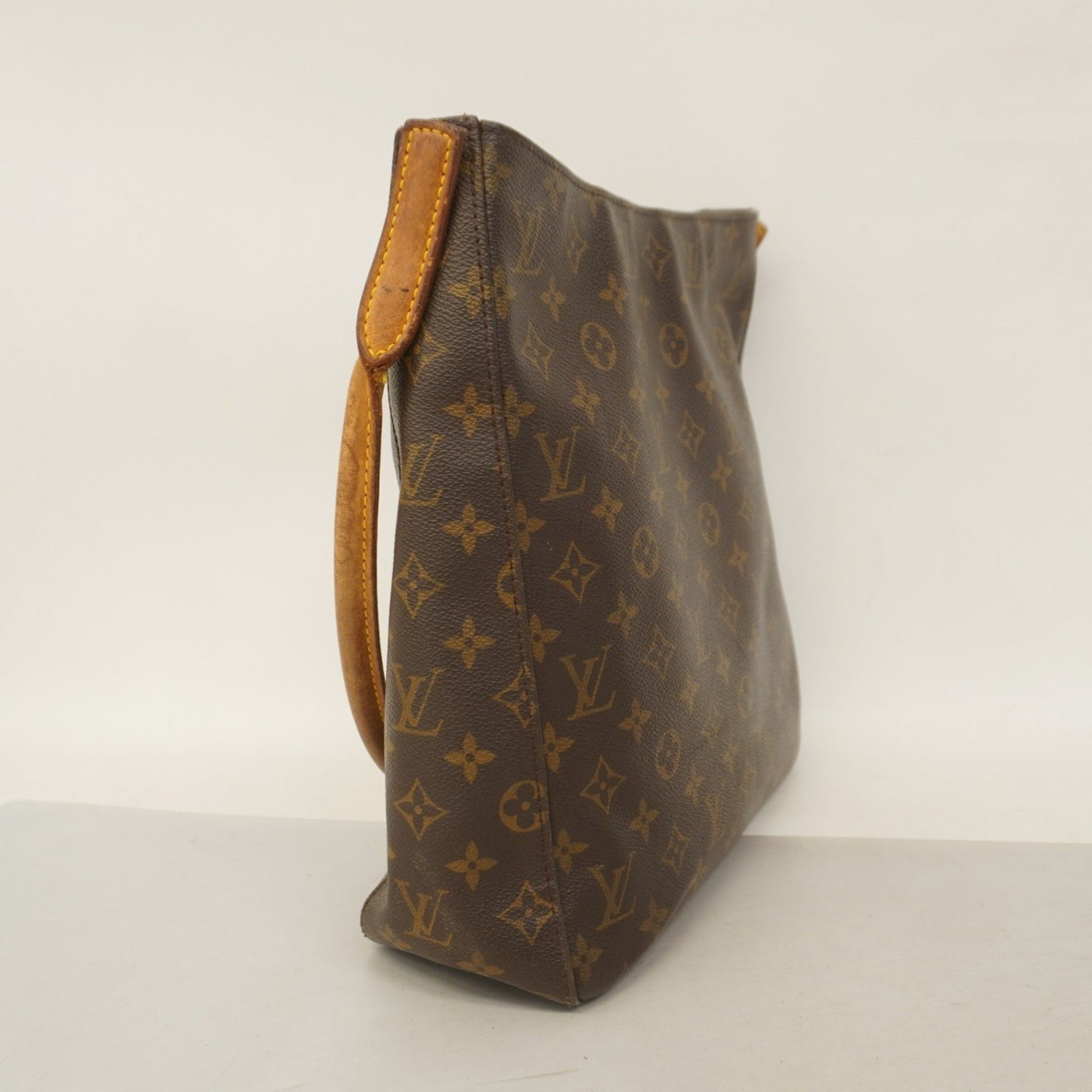 Louis Vuitton Monogram Looping GM Shoulder Bag M51145 Brown Women's