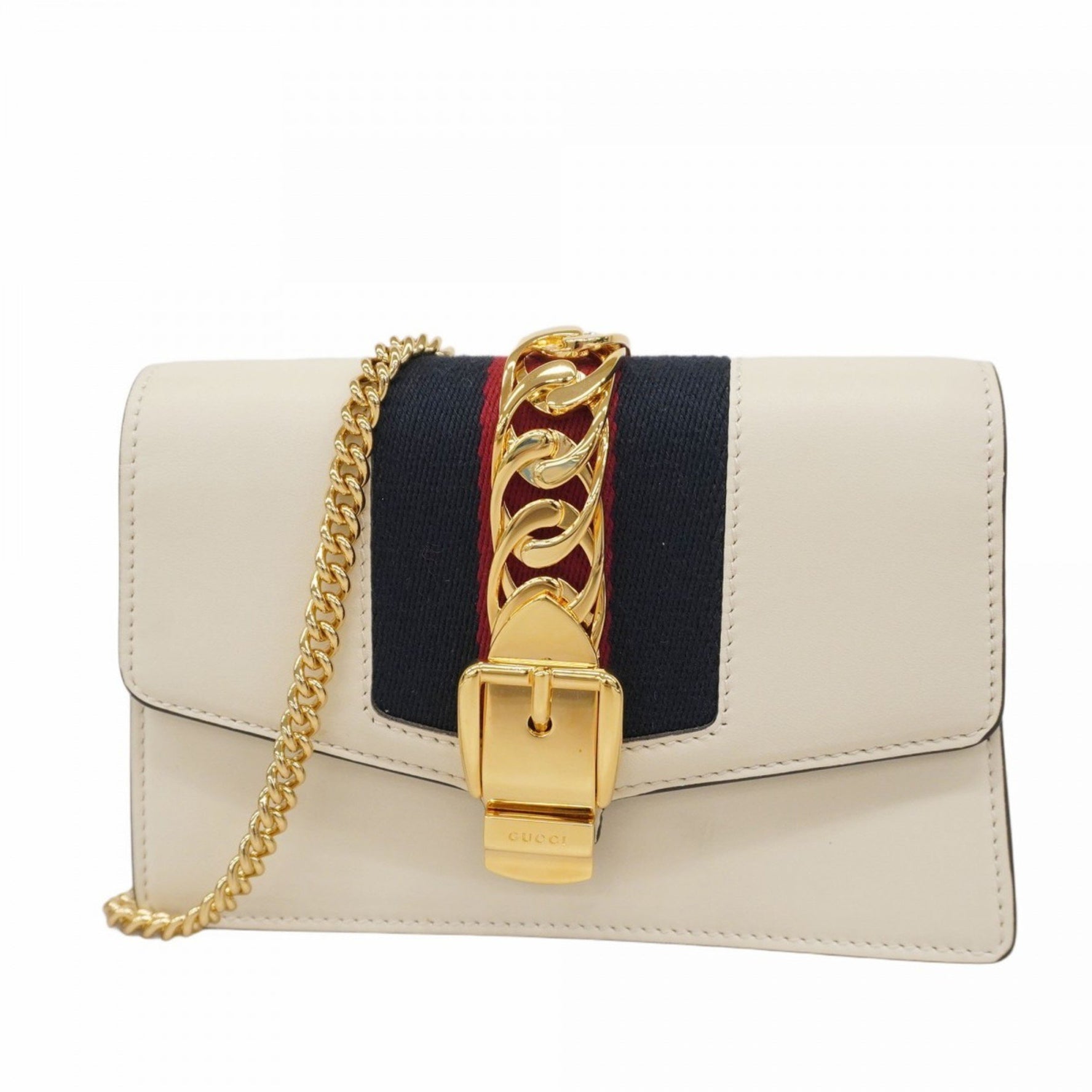 Gucci Sylvie Shoulder Bag Leather