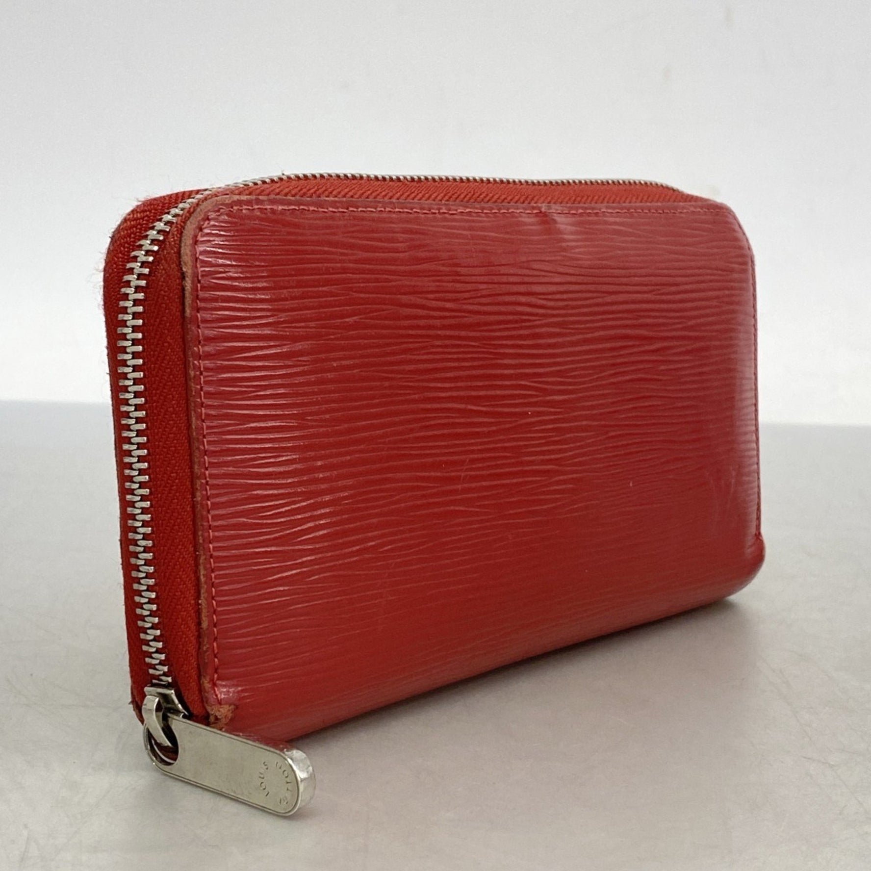 Louis Vuitton Epi Zippy Wallet M60304 Carmine Women's P1149486