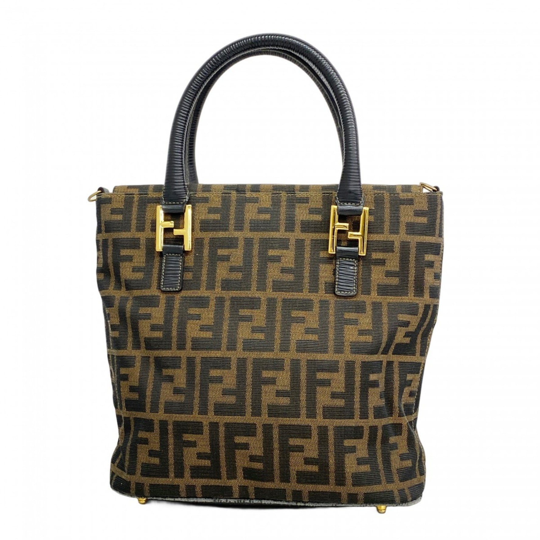 Fendi Zucca Nylon Canvas Handbag