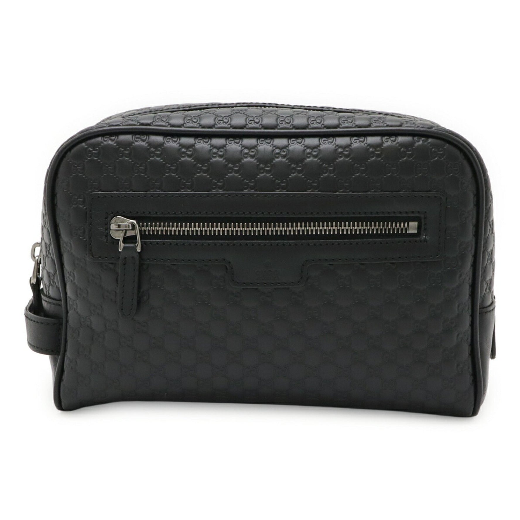 GUCCI Micro Guccissima Second Bag/Clutch/Handbag in Leather