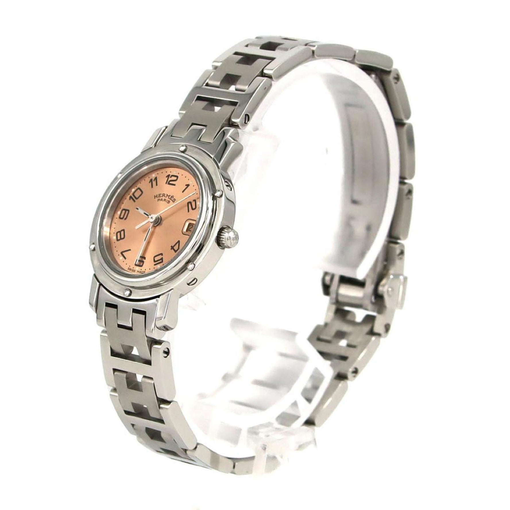 Hermès Clipper Stainless Steel Quartz Watch