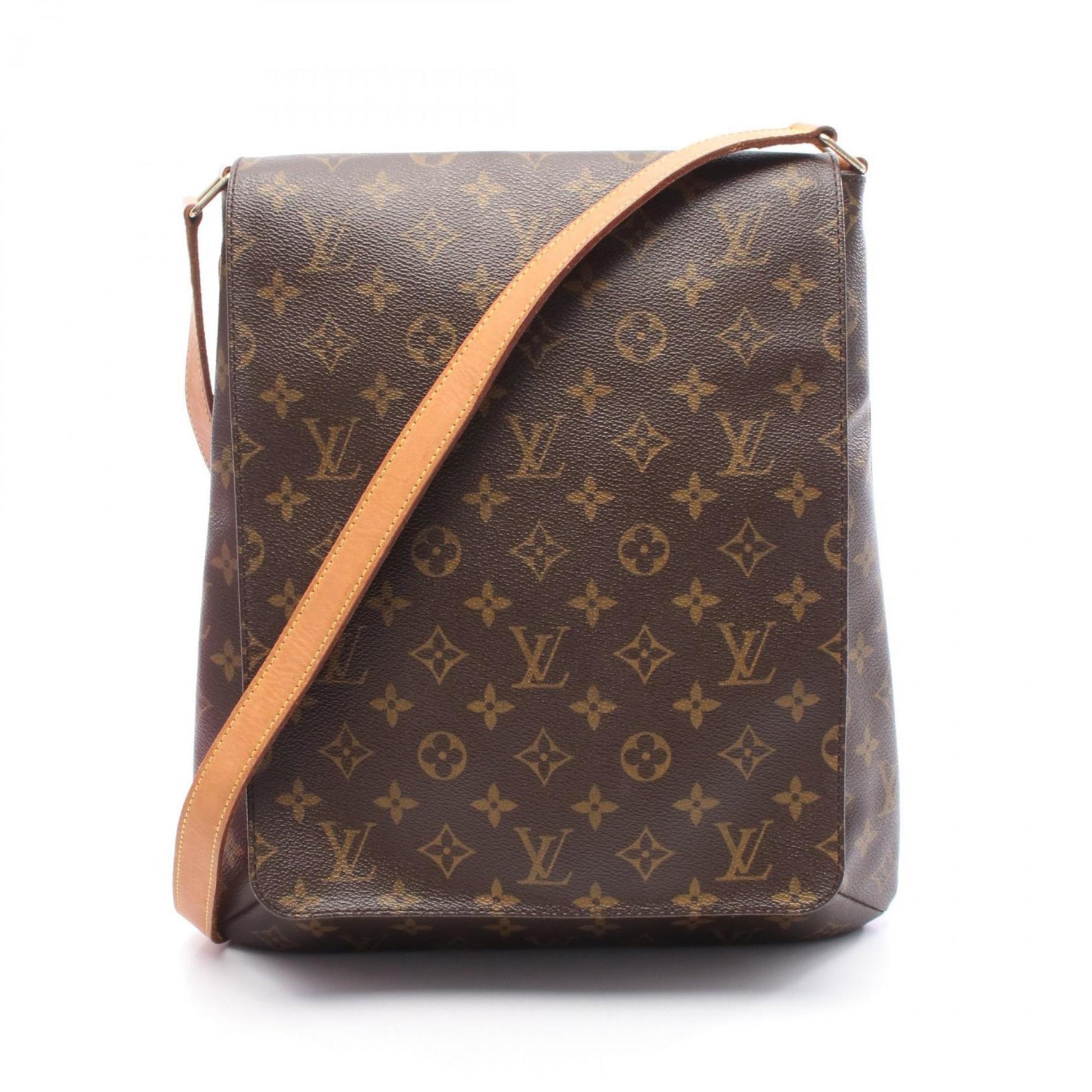 Louis Vuitton Musette Shoulder Bag, PVC-Coated Canvas and Leather, Monogram, Brown