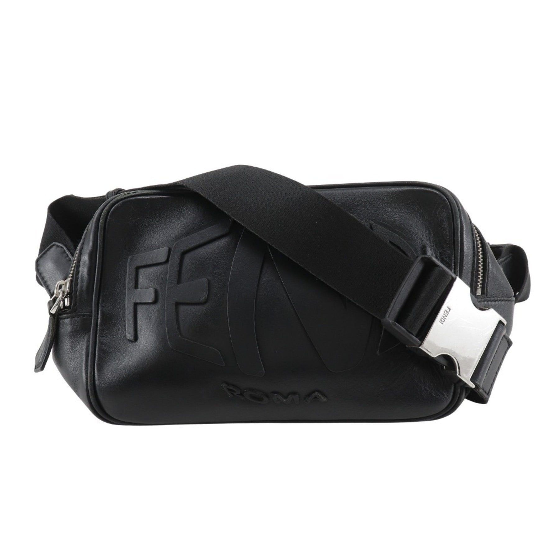 FENDI Fisheye Shoulder Bag in Calfskin, Unisex