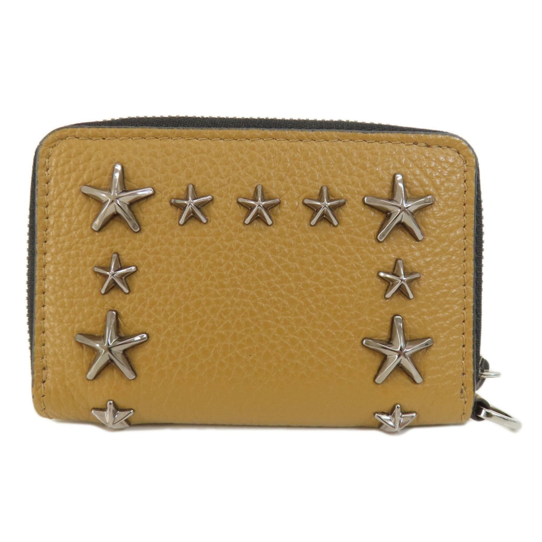 Jimmy Choo Star Motif Coin Case Leather