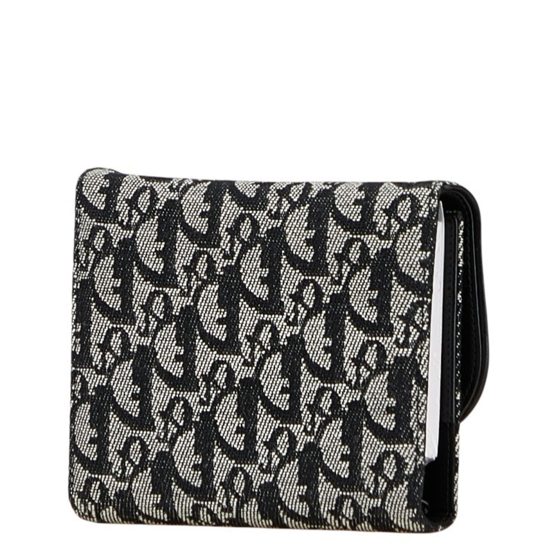 Christian Dior Dior Oblique Trotter Saddle Notebook Cover in Canvas and Leather