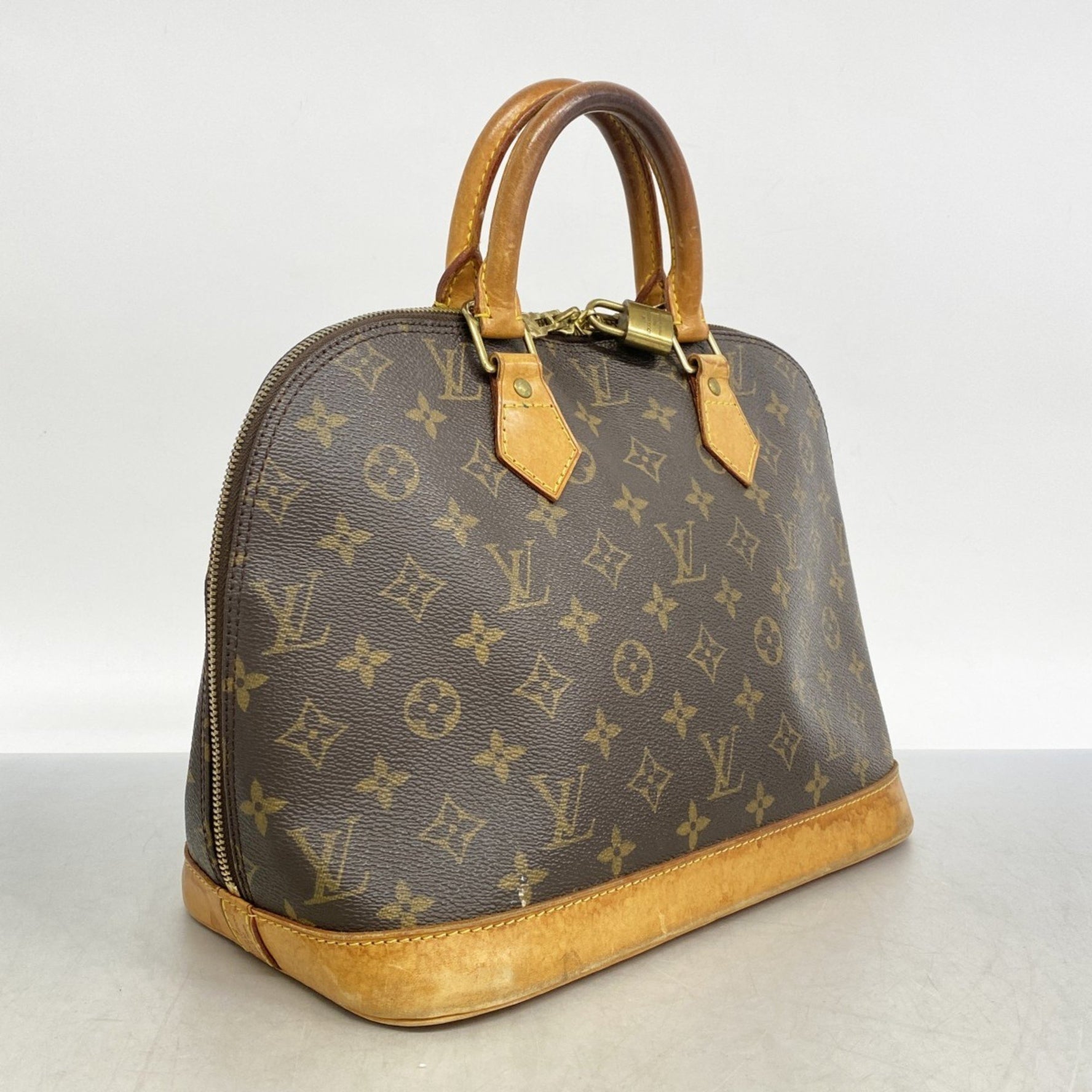 Louis Vuitton Monogram Alma Handbag M51130 Brown Women's P1146498
