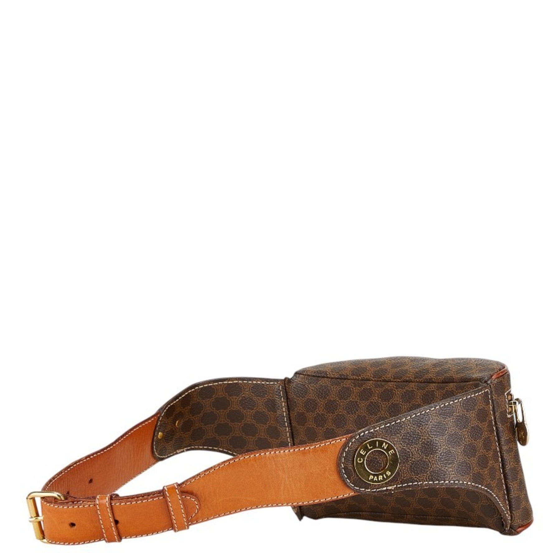 Celine Macadam Waist Bag Body PVC Leather