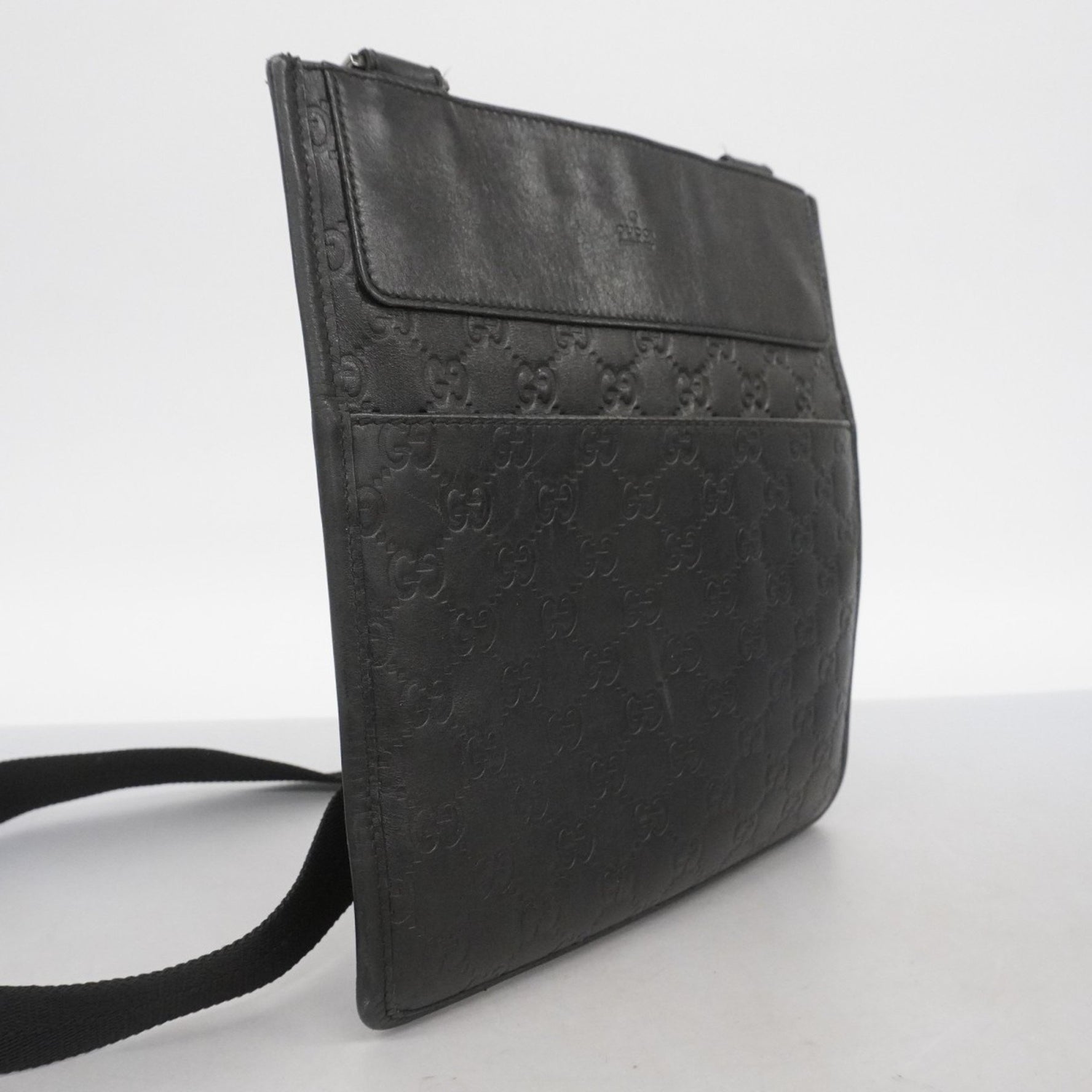 Gucci Shoulder Bag Guccissima Leather