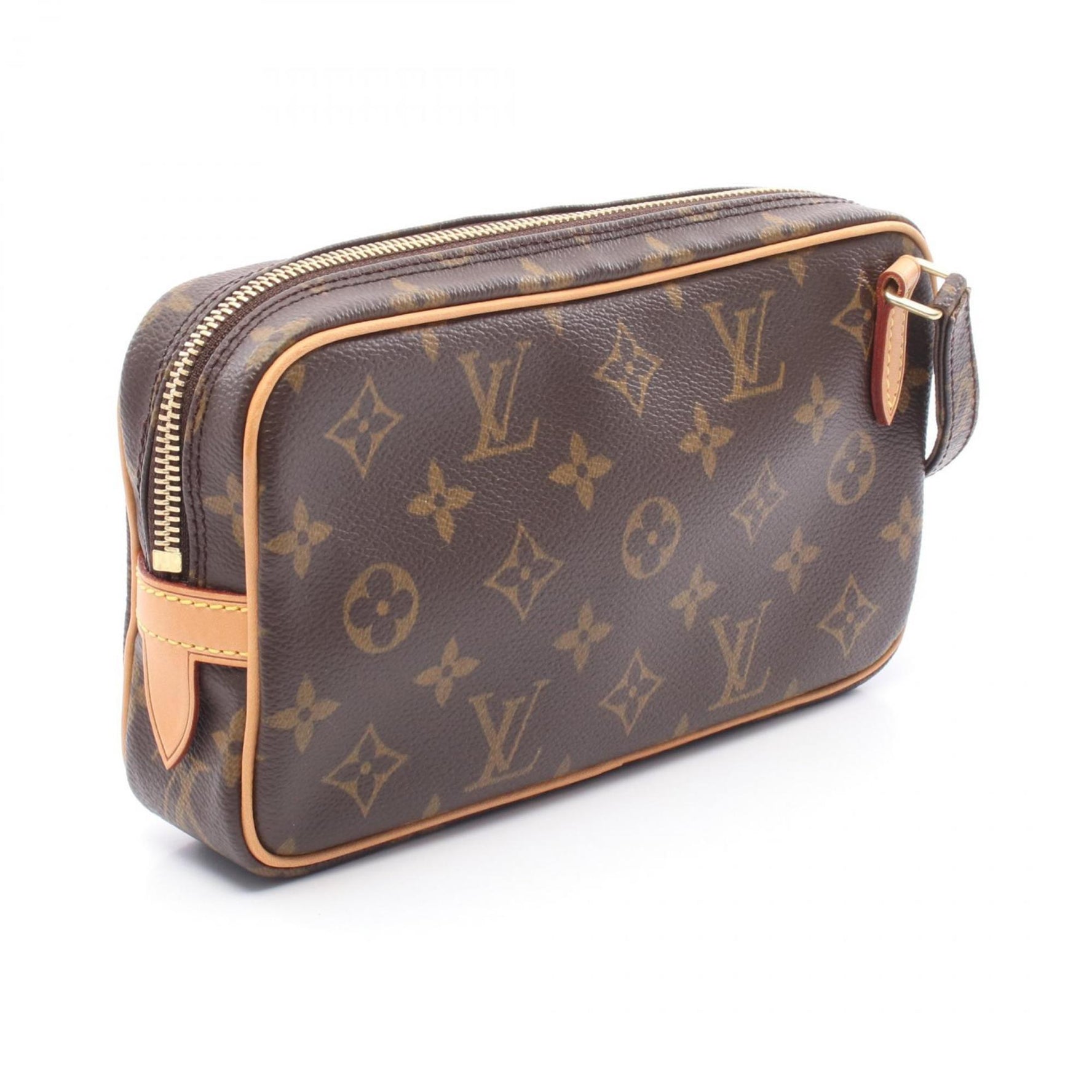 Louis Vuitton Marly Bandouliere Shoulder Bag, Coated Canvas and Leather, Monogram, Brown