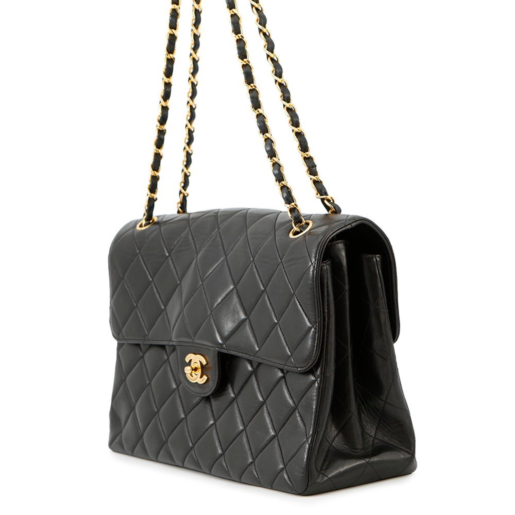 Chanel Chain Shoulder Bag, Matelasse, Double-Face Lambskin