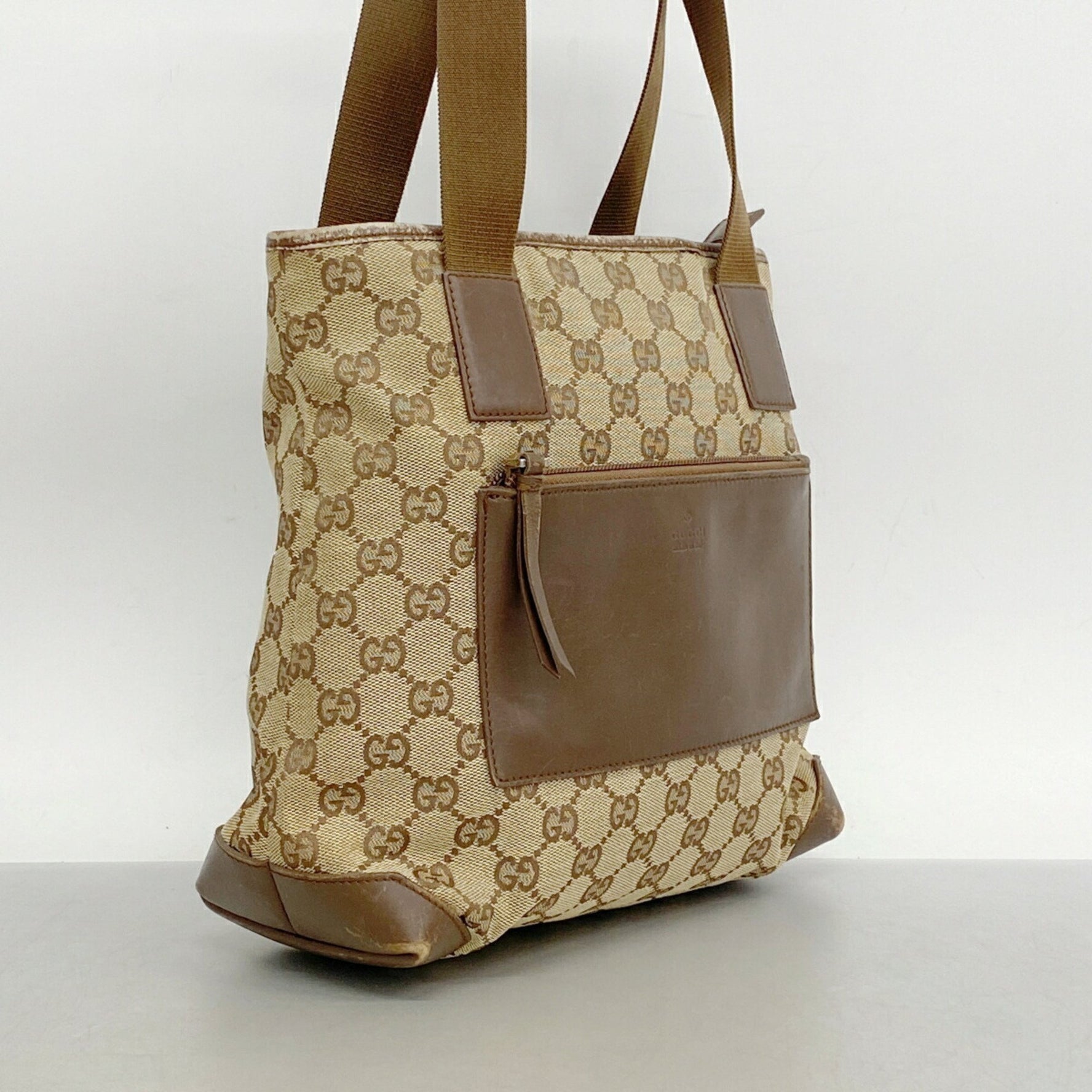 Gucci Tote Bag GG Canvas 019 0402 Brown Women's