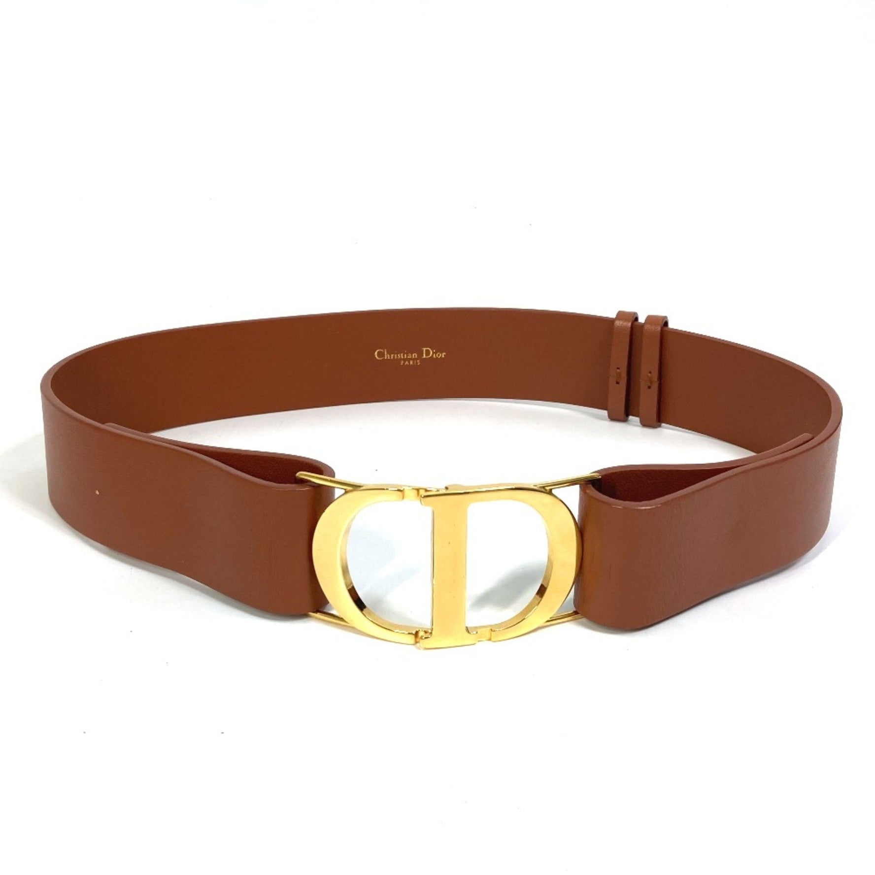 Christian Dior CD logo CD buckle belt GoldHardware
