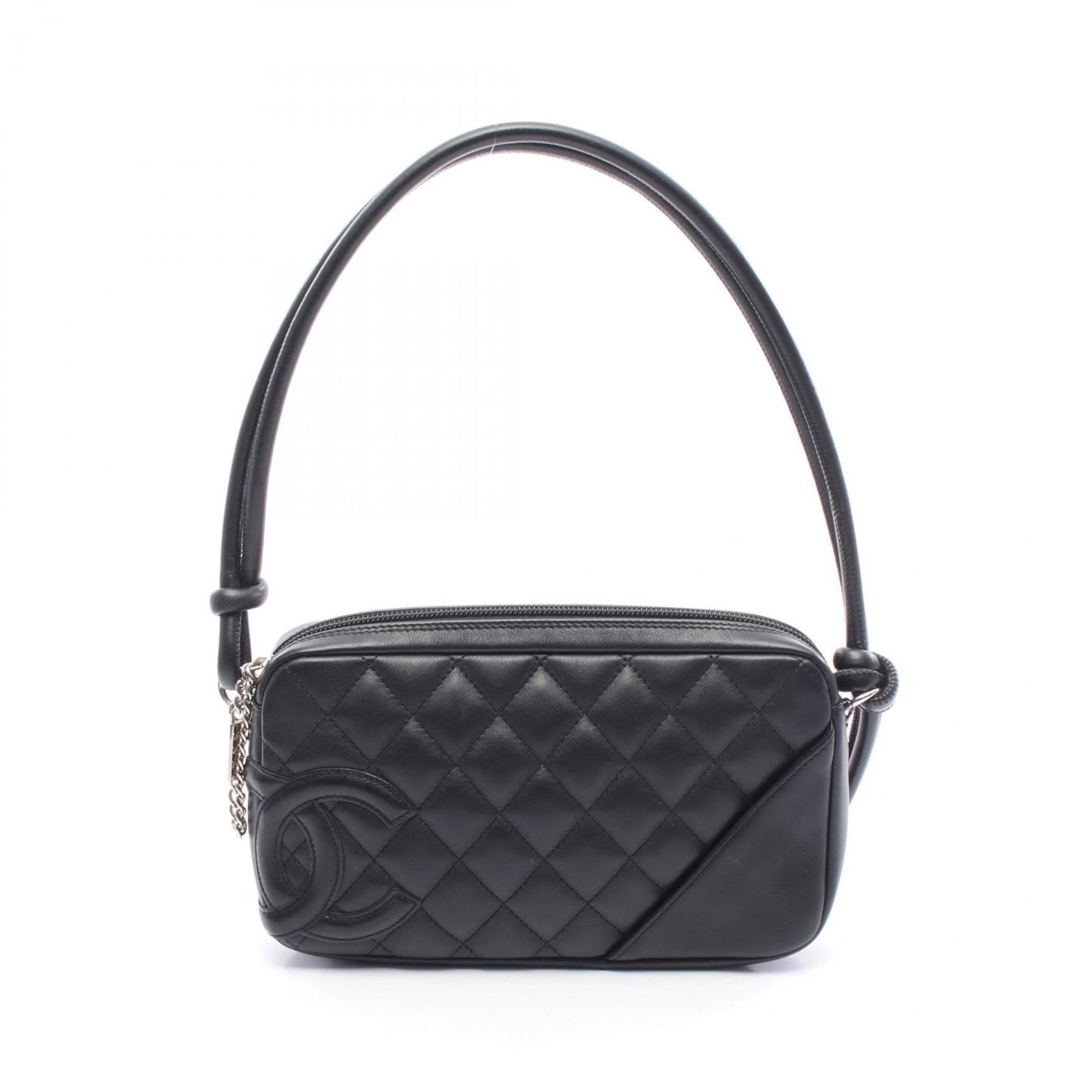 CHANEL Cambon Line Handbag, Leather
