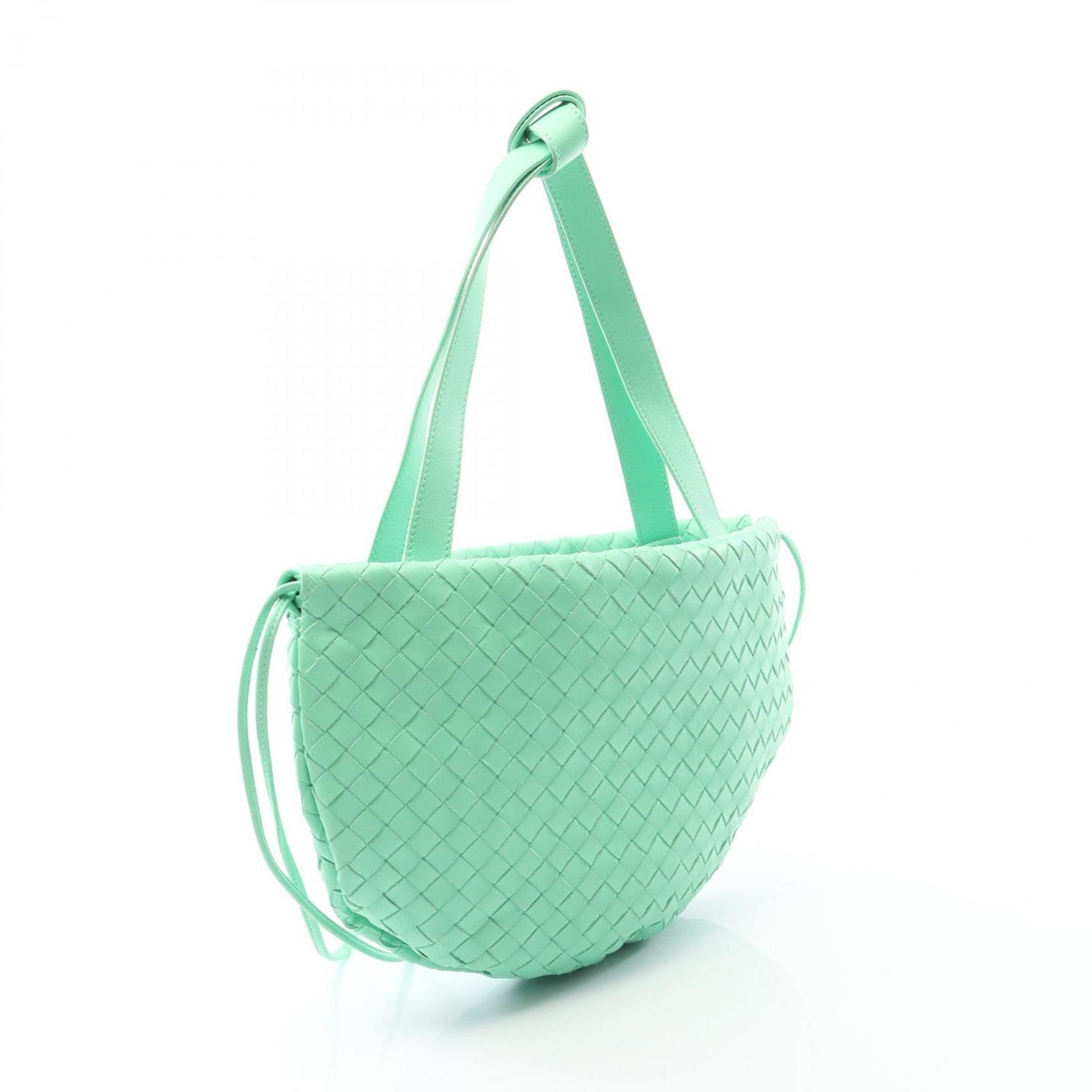 Bottega Veneta The Bulb Small Intrecciato Leather Handbag