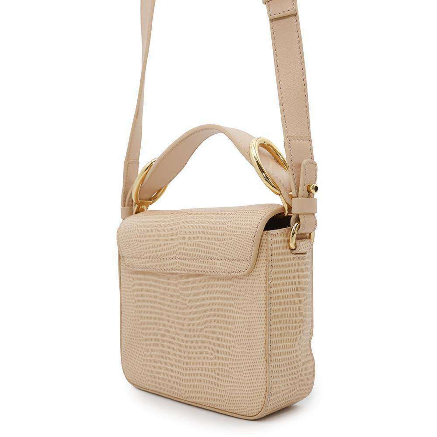 Chloé Chloe Shoulder Bag C Embossed Leather