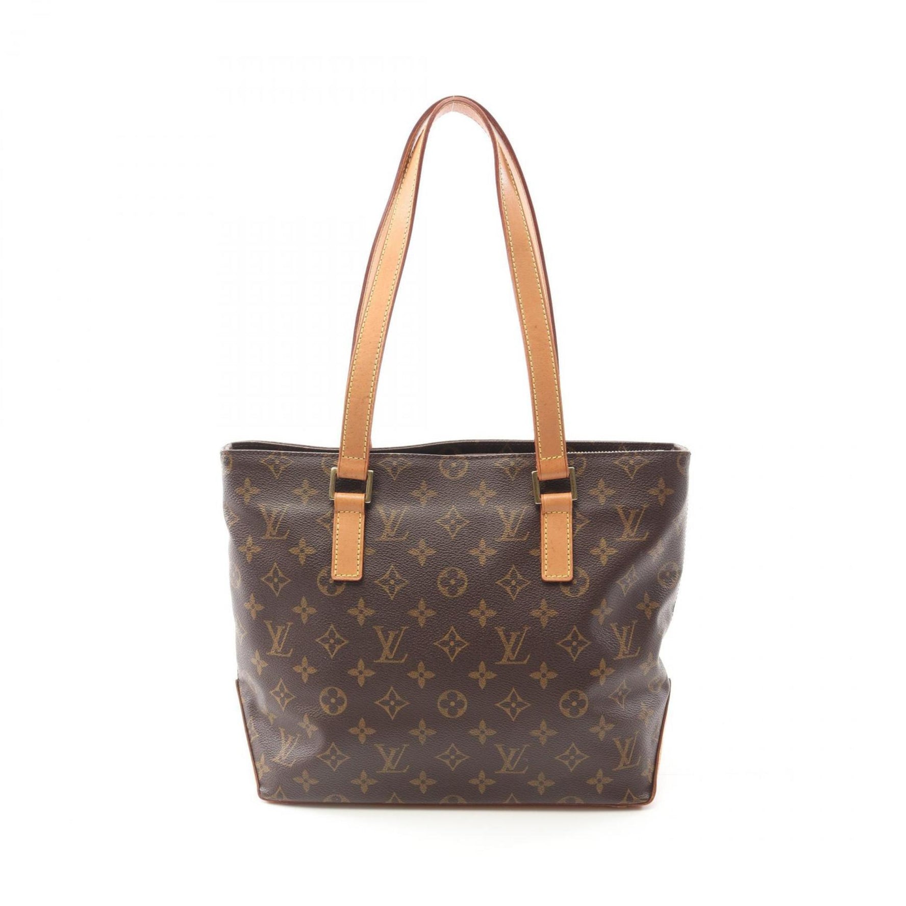 Louis Vuitton Cabas Piano Shoulder Bag Coated Canvas Leather Monogram