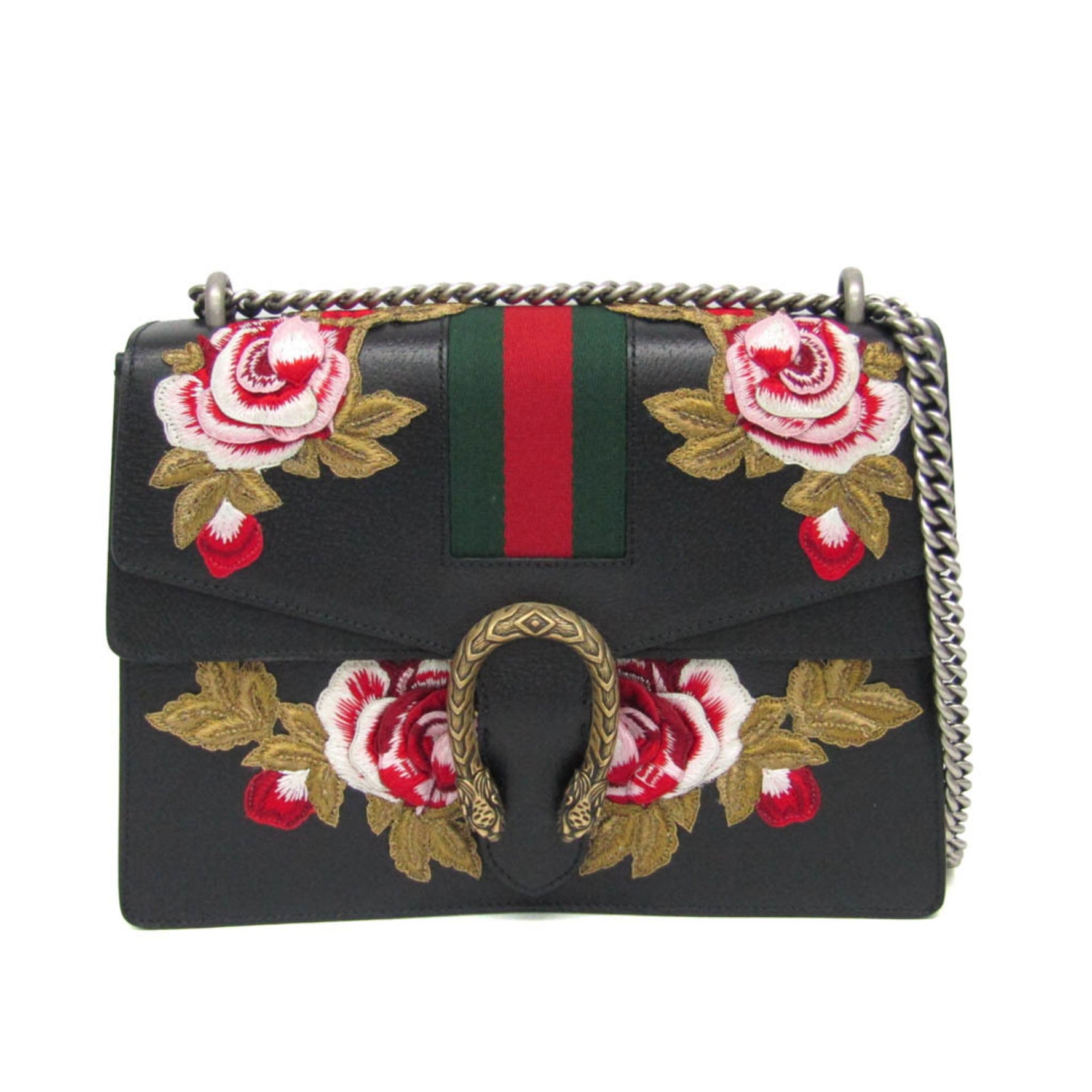 Gucci Dionysus Flower Leather Shoulder Bag