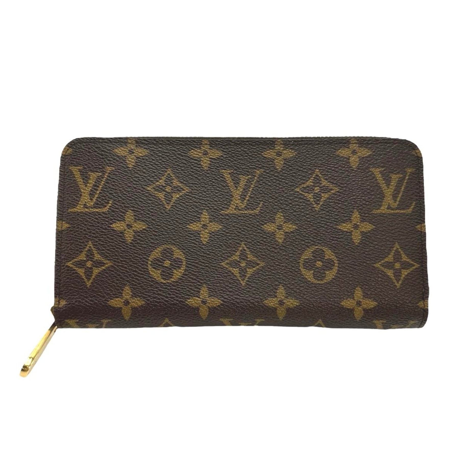 Louis Vuitton Long Wallet Round Zipper Monogram Zippy Canvas