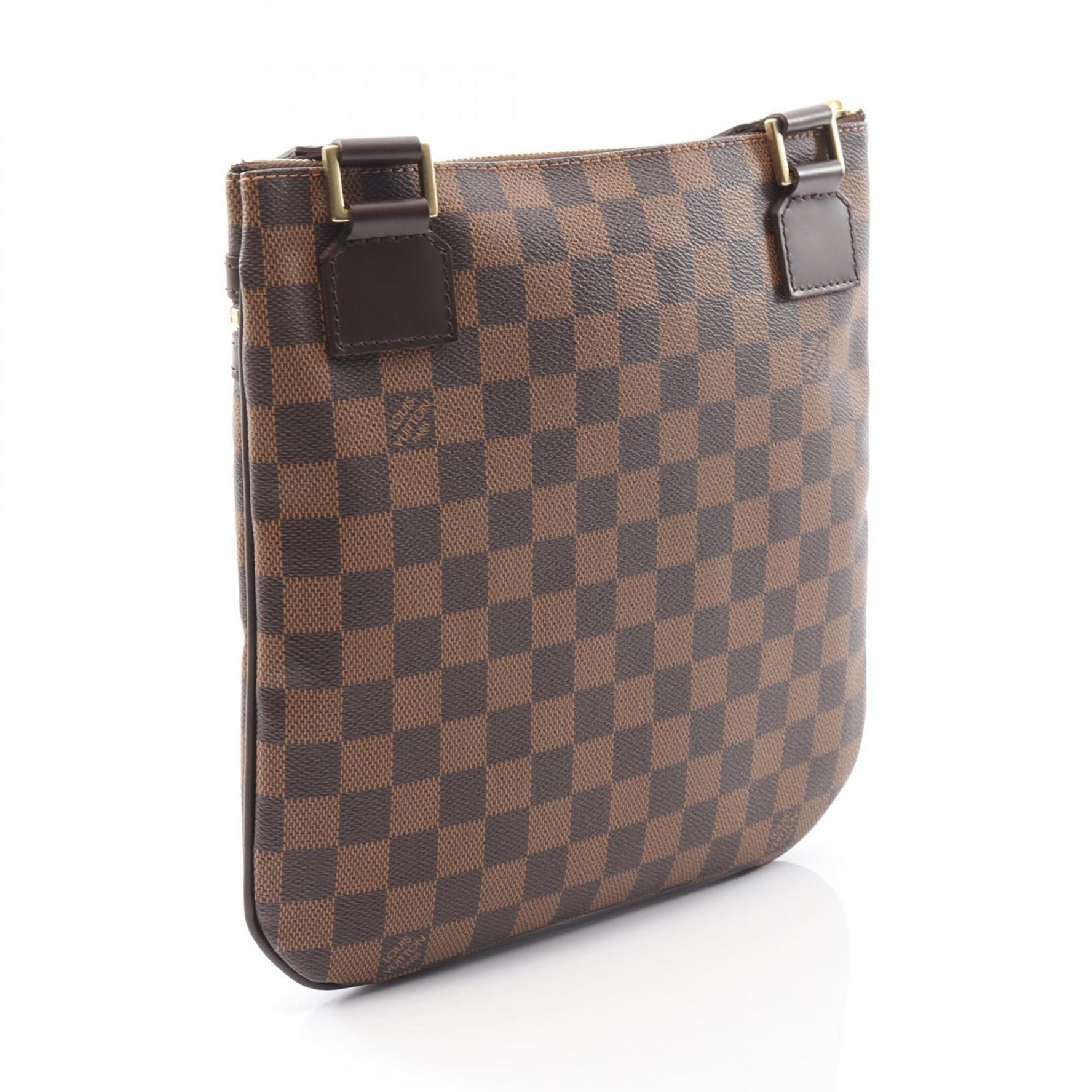 Louis Vuitton Bosphore Pochette Shoulder Bag, Coated Canvas and Leather with Damier Finish, Brown