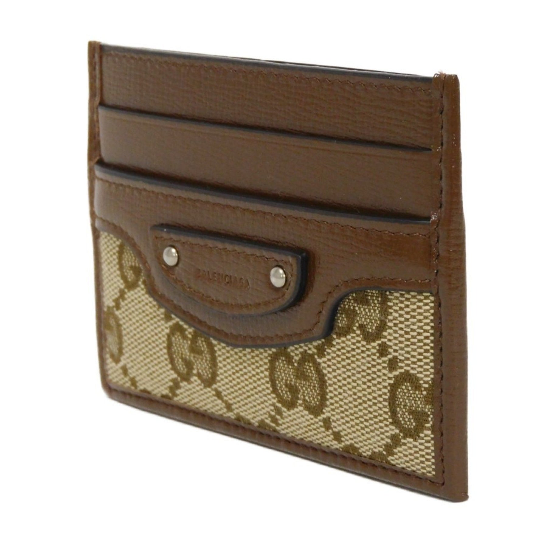 GUCCI Card Case Neo Classic Holder The Hacker Project GG Canvas Unused Balenciaga GY5SN 8563 Men's Women's