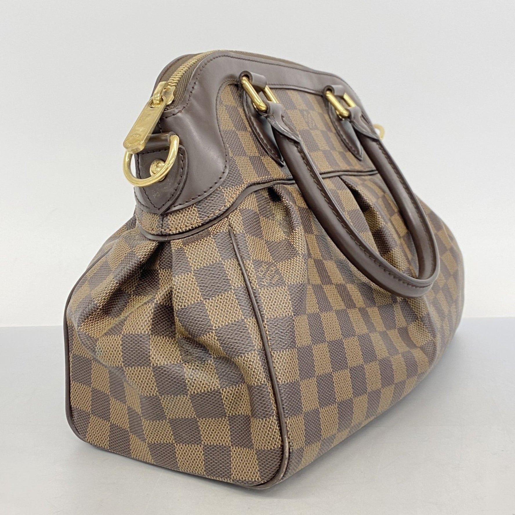 Louis Vuitton Damier Trevi PM Handbag N51997 Ebene for Women