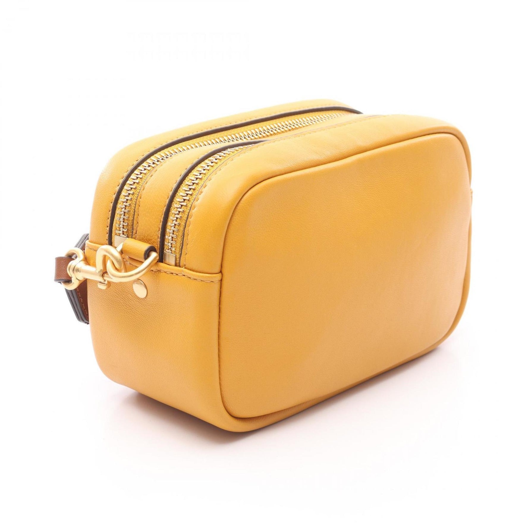 Tory Burch Perry High Frequency Mini Shoulder Bag, Leather, Yellow/Multicolor