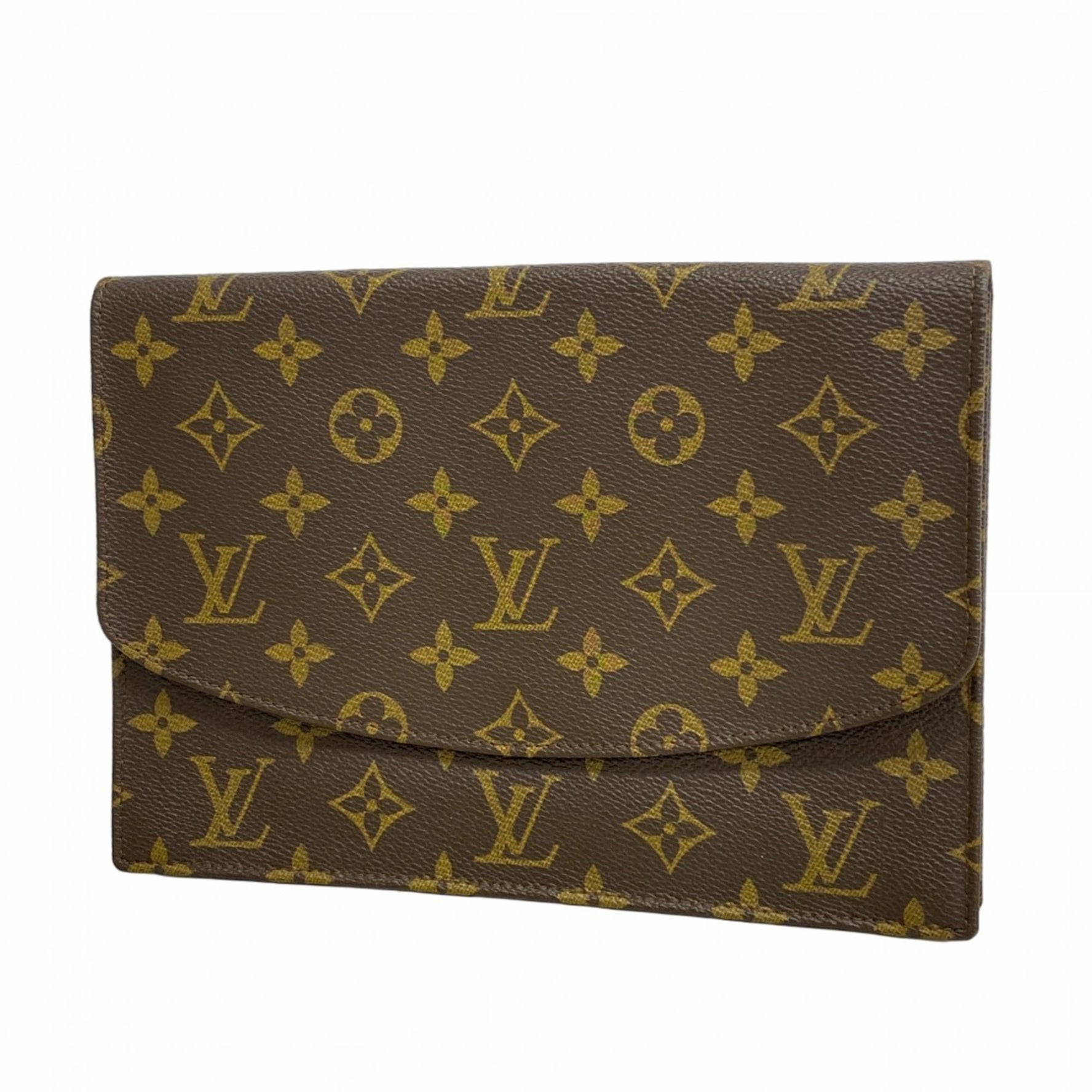 Louis Vuitton Monogram Pochette Lava Clutch Bag, Size 23