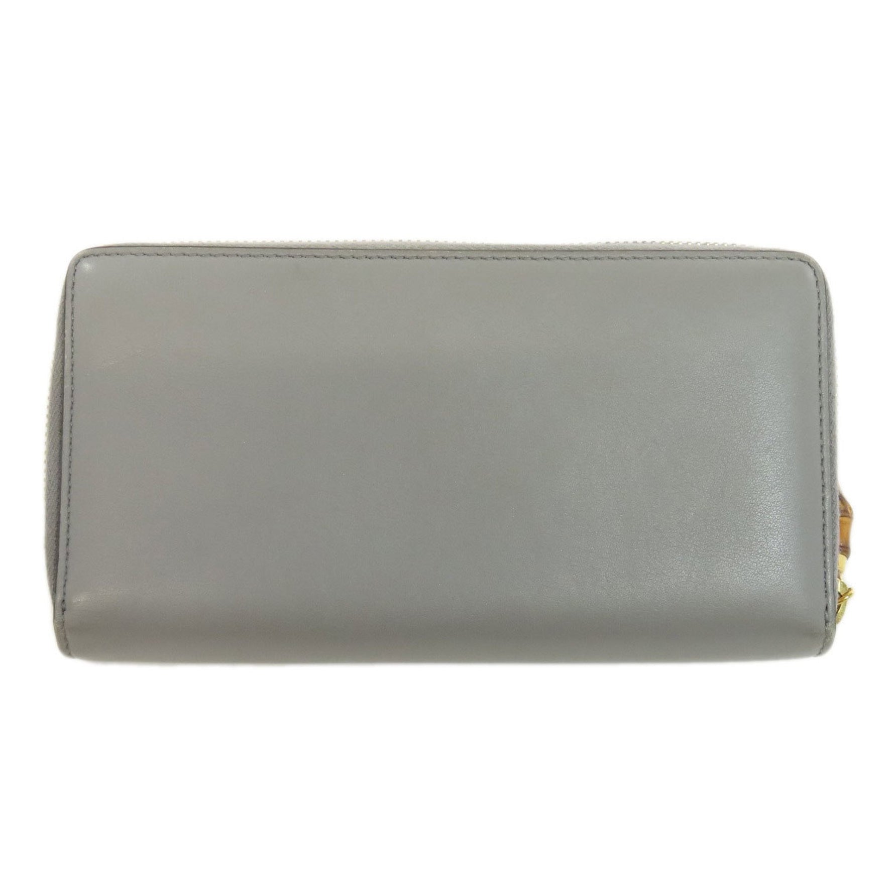 GUCCI Bamboo Long Wallet Leather Women's