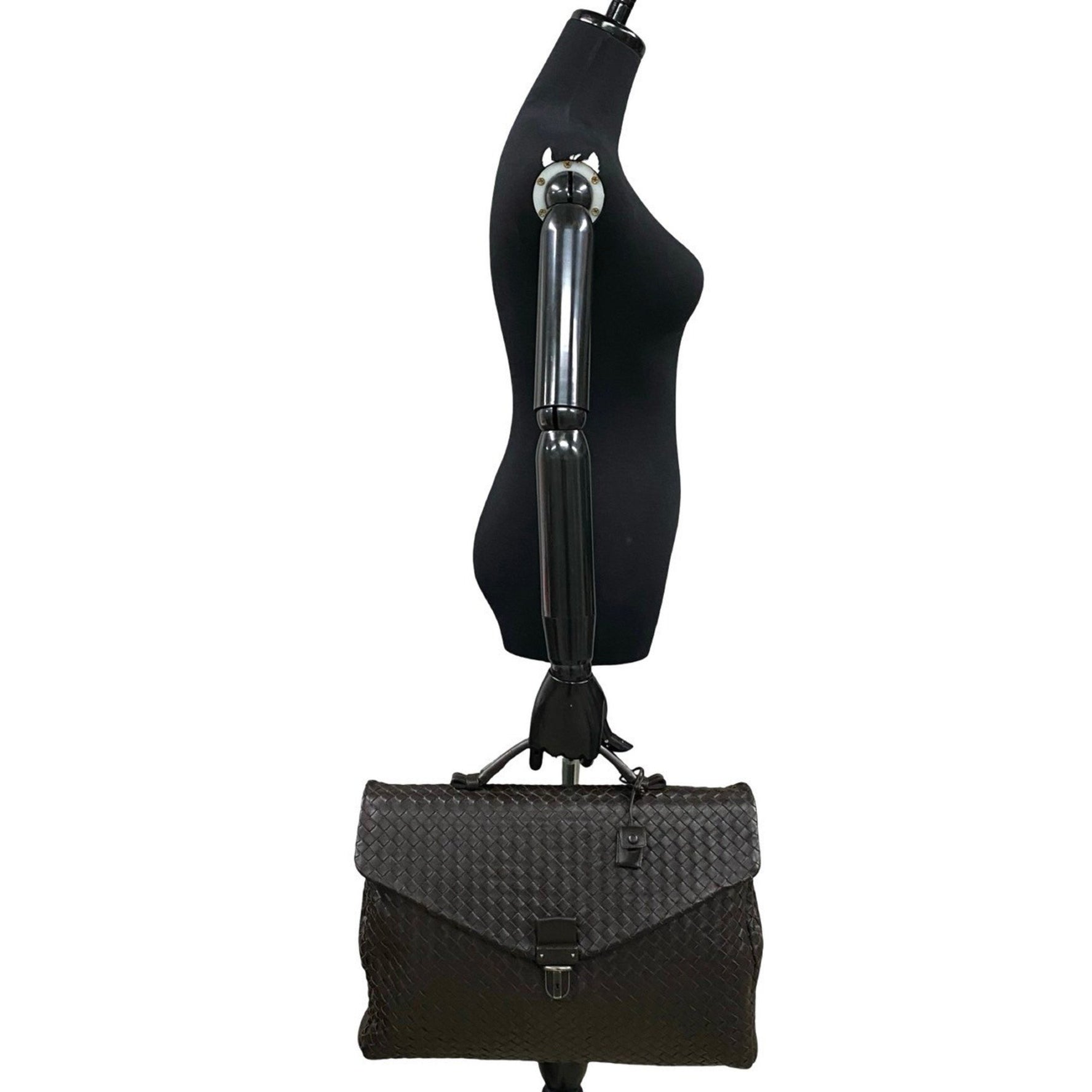 BOTTEGA VENETA Intrecciato Leather Business Tote Bag/Handbag