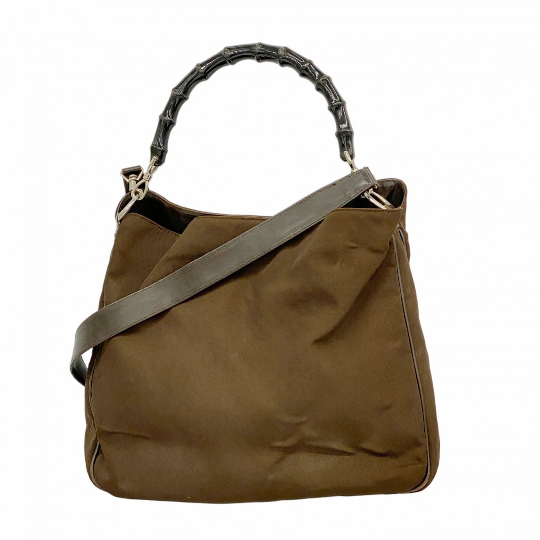 Gucci Bamboo 001 1577 Handbag, Canvas, Bag