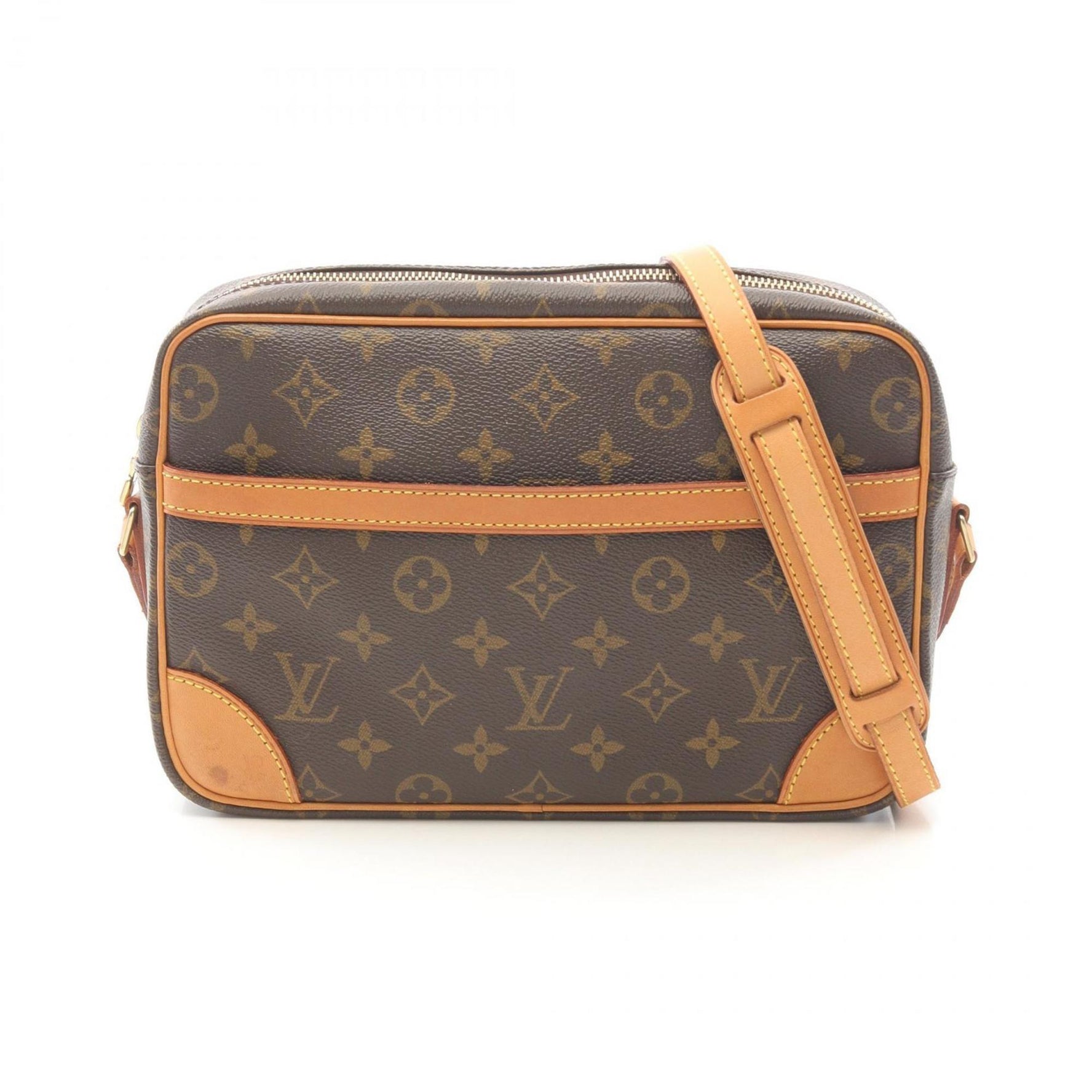 Louis Vuitton Trocadero 27 Shoulder Bag, Coated Canvas and Leather, Monogram, Brown