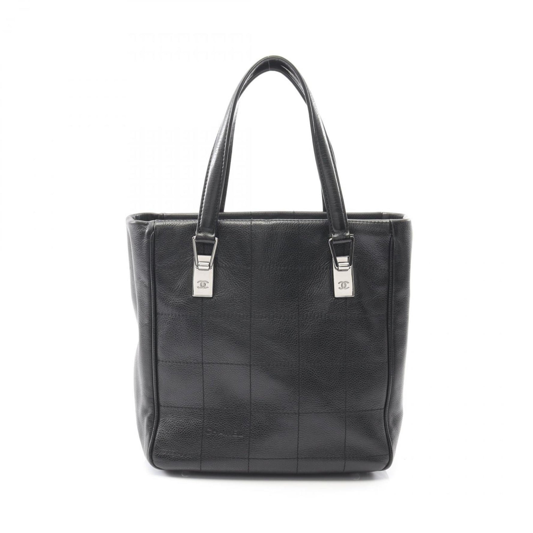 CHANEL Chocobar Tote Bag in Grained Calfskin Leather