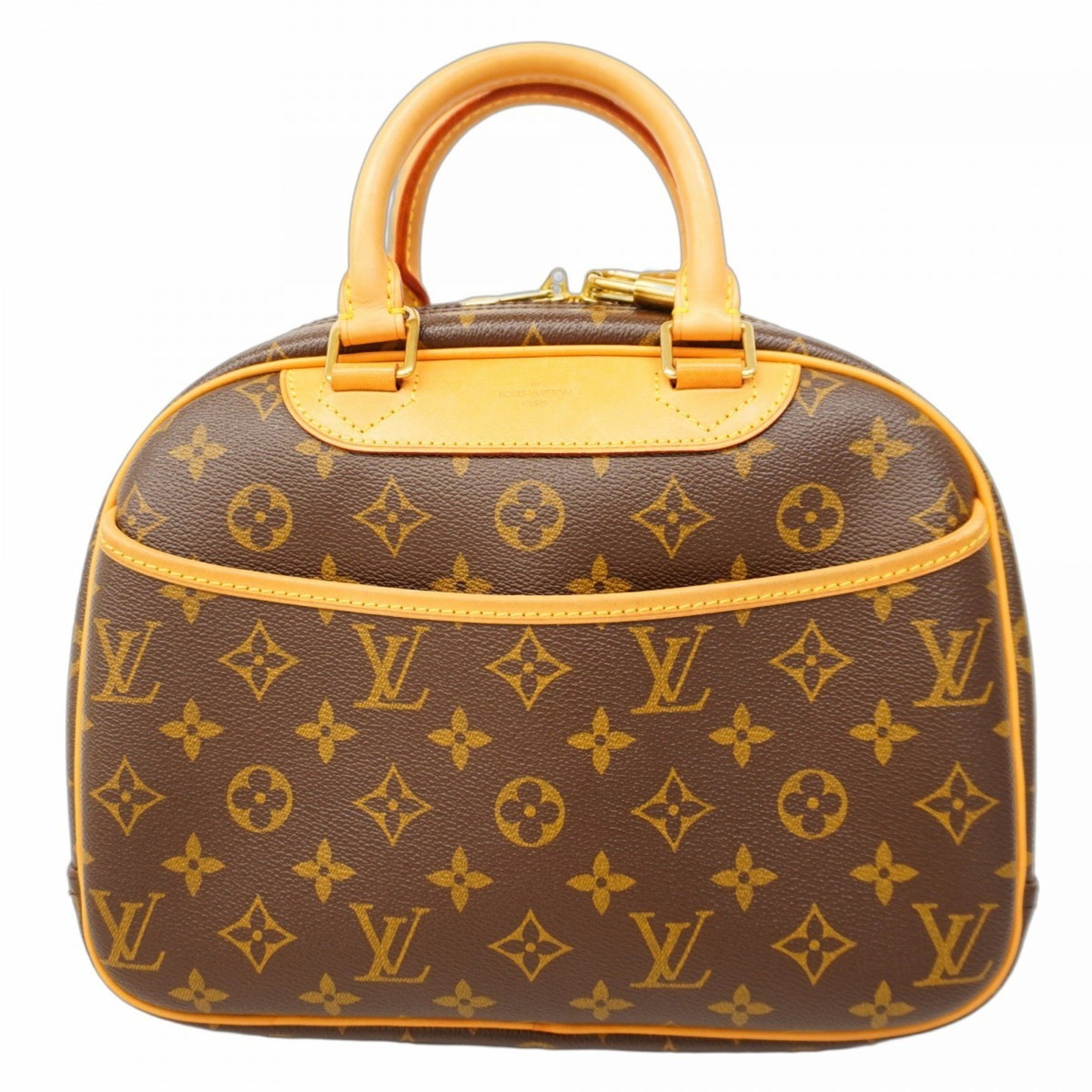 Louis Vuitton Monogram Trouville Handbag M42228 Brown Women's