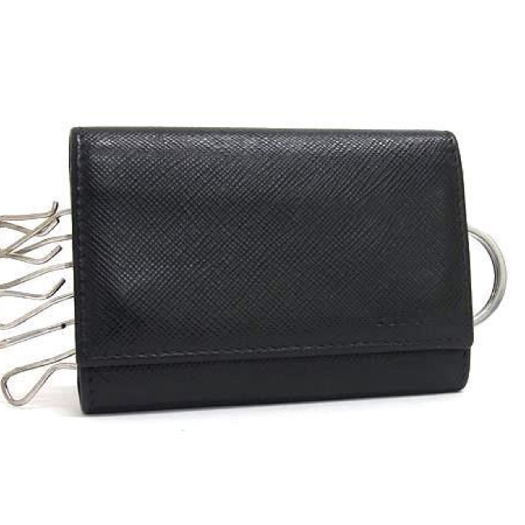 PRADA Key Case, Saffiano Leather, Men's and