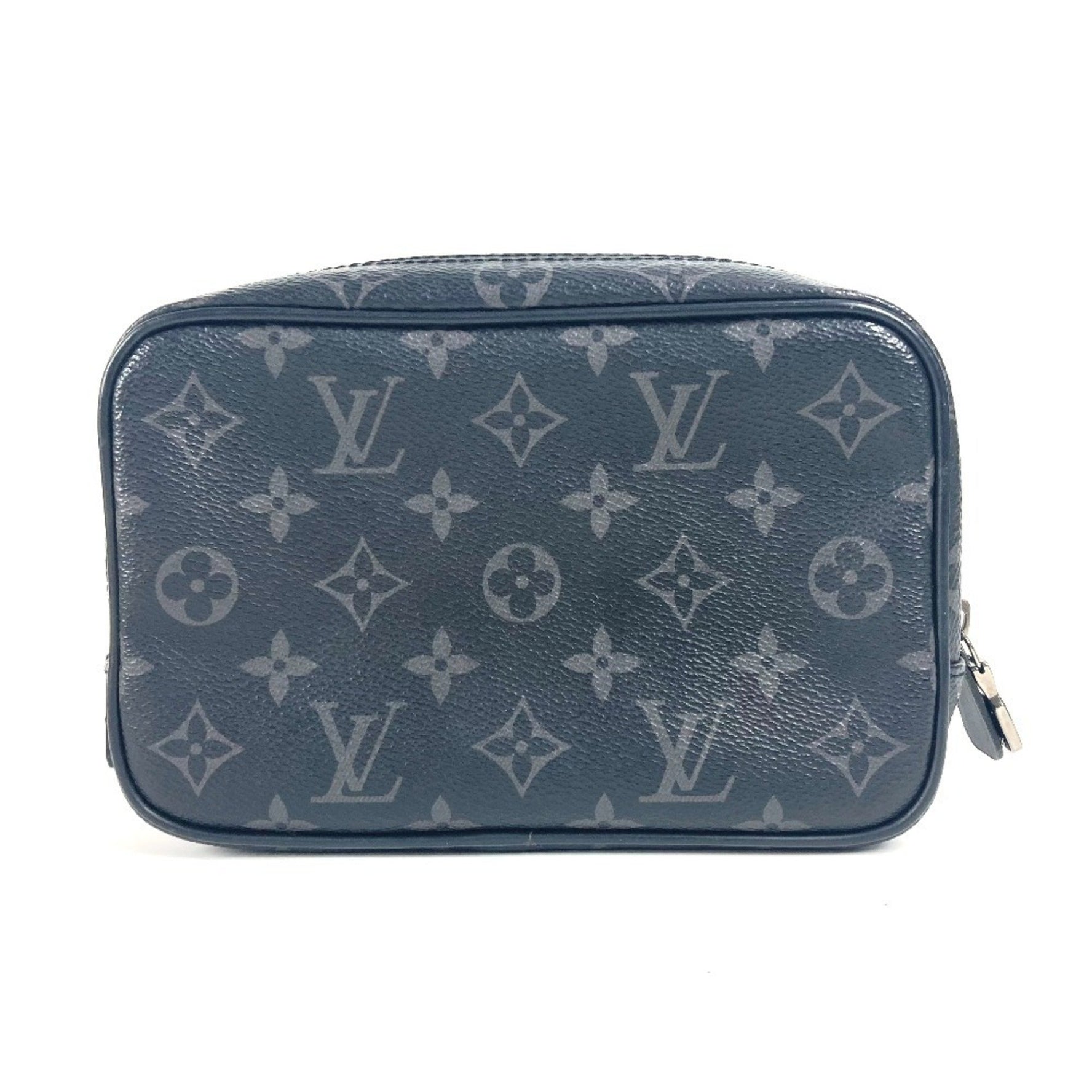 Louis Vuitton Monogram Eclipse True Toilette PM Second Bag Clutch Multi-Pouch Pouch Canvas Men's