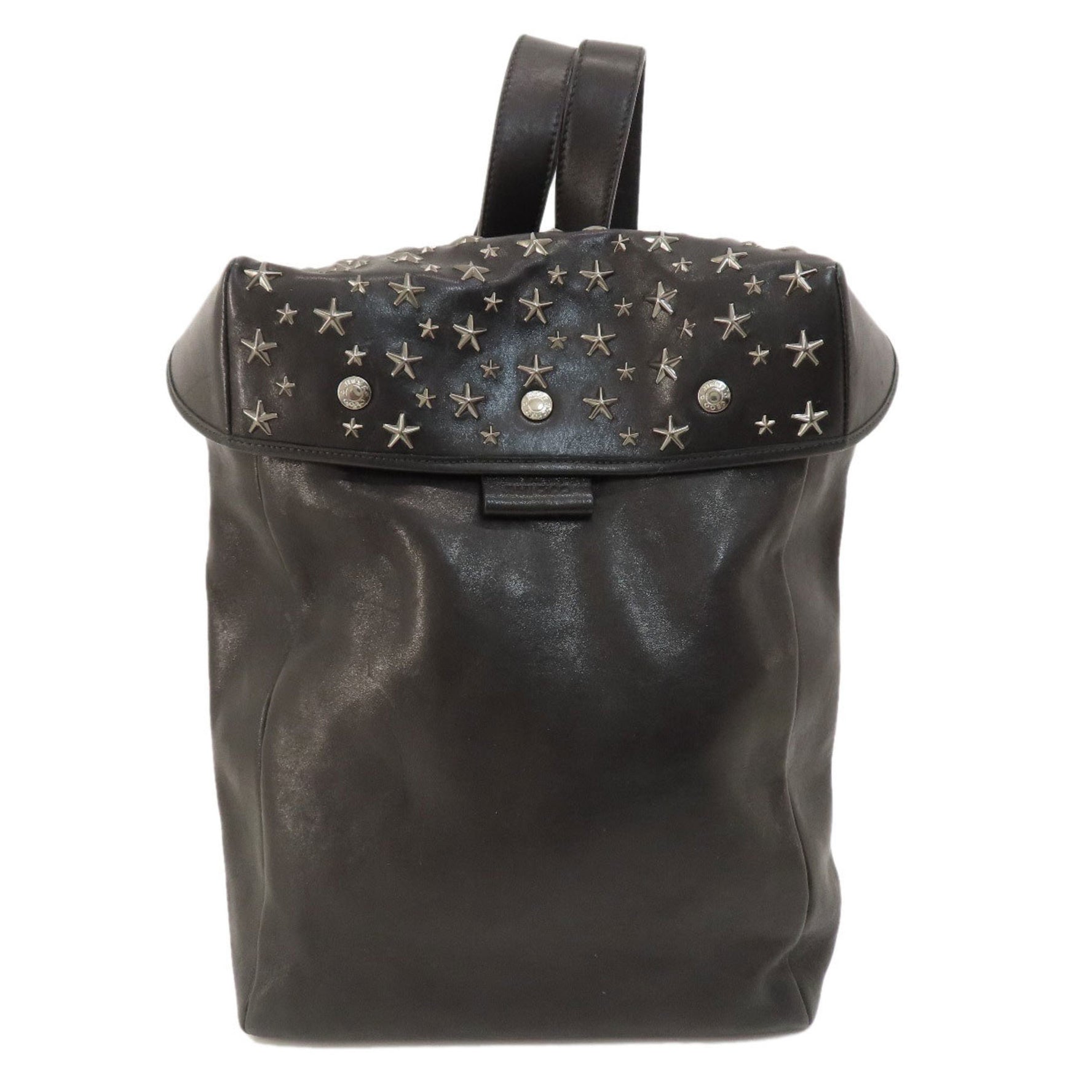 Jimmy Choo Floyd Star Motif Backpack/Daypack Leather