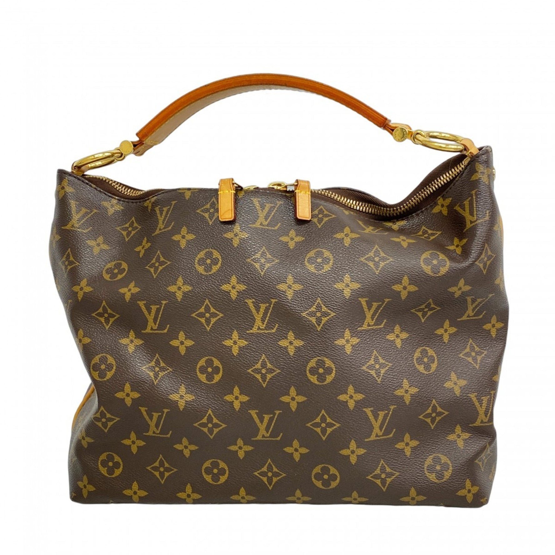Louis Vuitton Monogram Sully PM Shoulder Bag M40586 Brown Women's