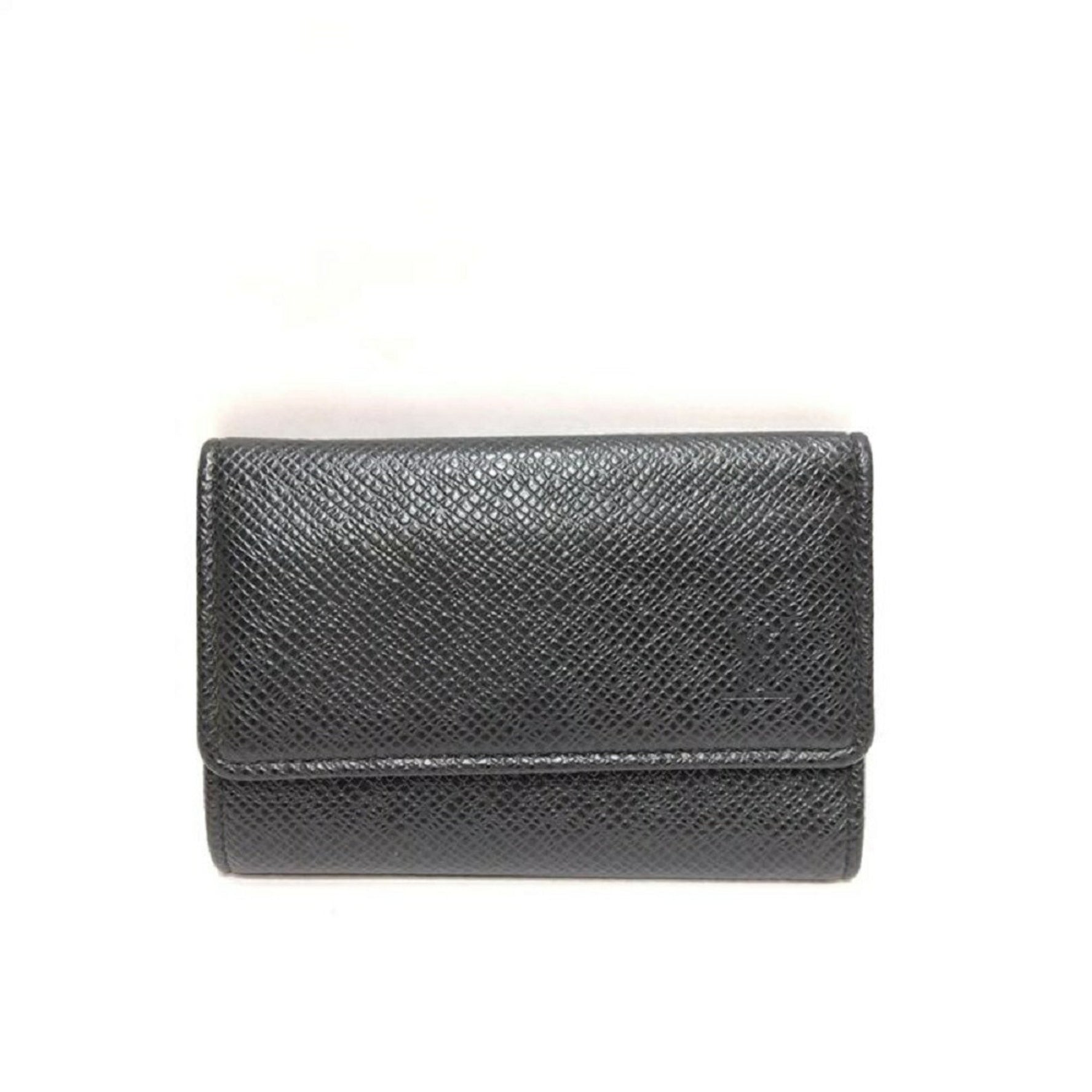 Louis Vuitton LOUIS VUITTON Multicle 6 Key Case Taiga M30532 Ardoise CT1187 Unisex