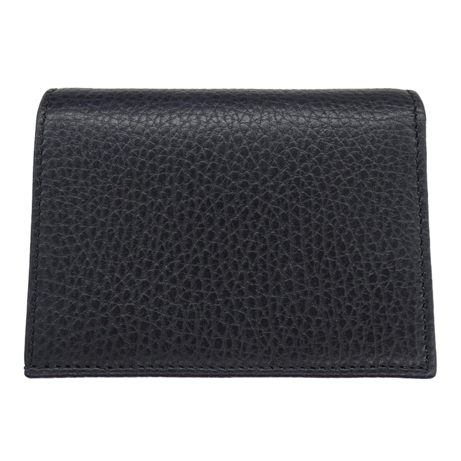 Gucci Bifold Leather Wallet with Stone and Marmont Butterfly Design in Gold Hardware, Compact